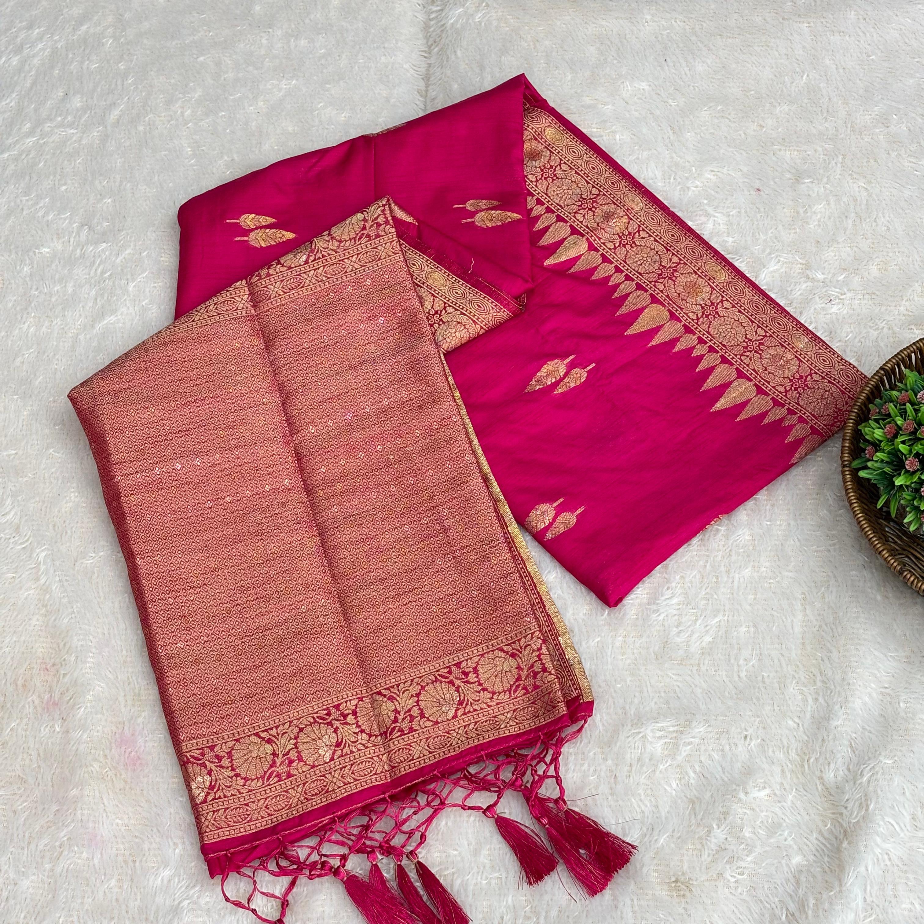 Banarasi silk saree- PINK