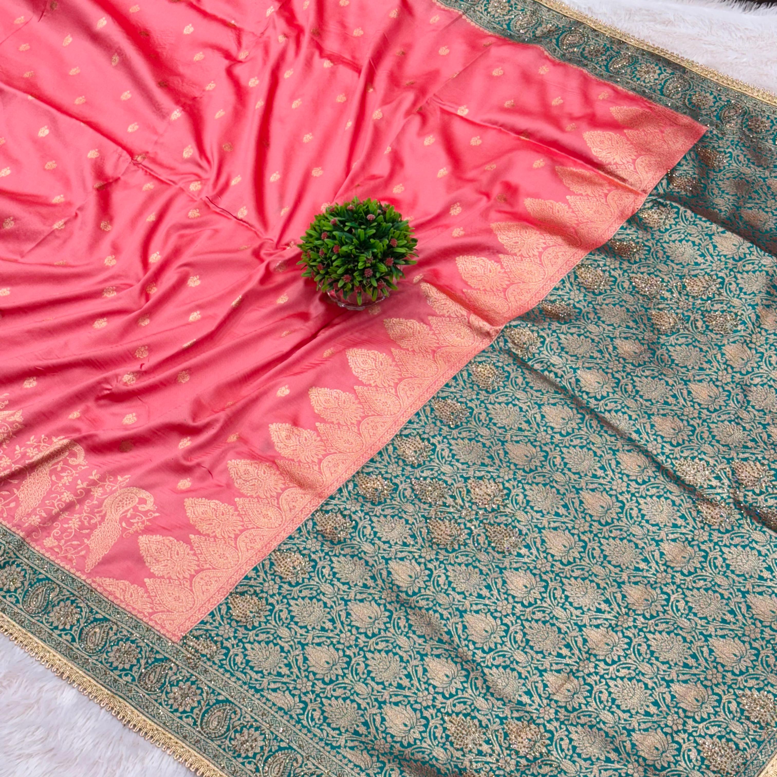 Banarsi work saree- ABOLI