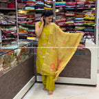 Vertical fabric 3 pices set_Lemon yellow