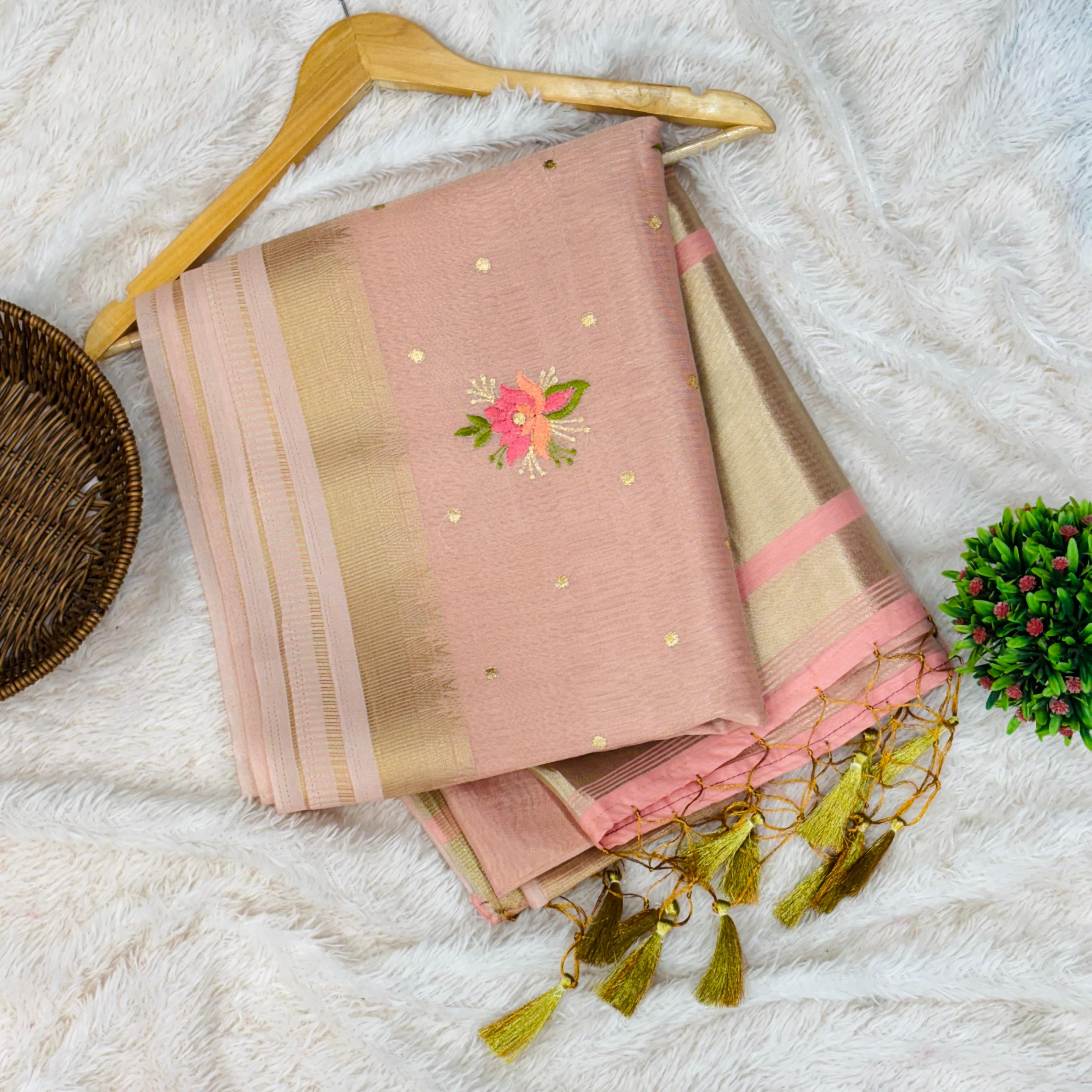 Arundhati Saree pink