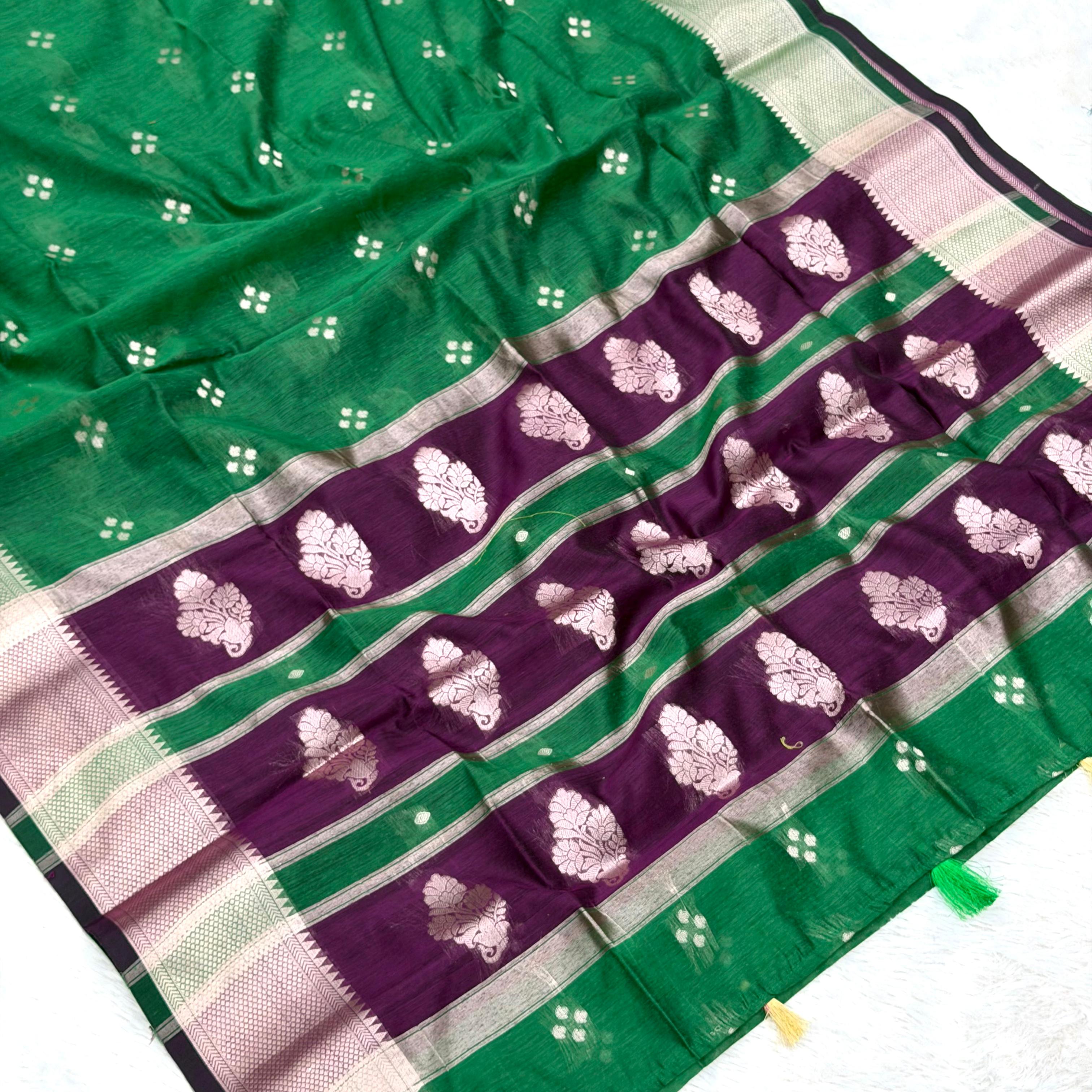 Maheshwari Offer2_ Olive Green