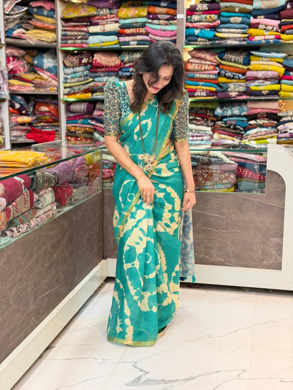 Stylish daily wear saree