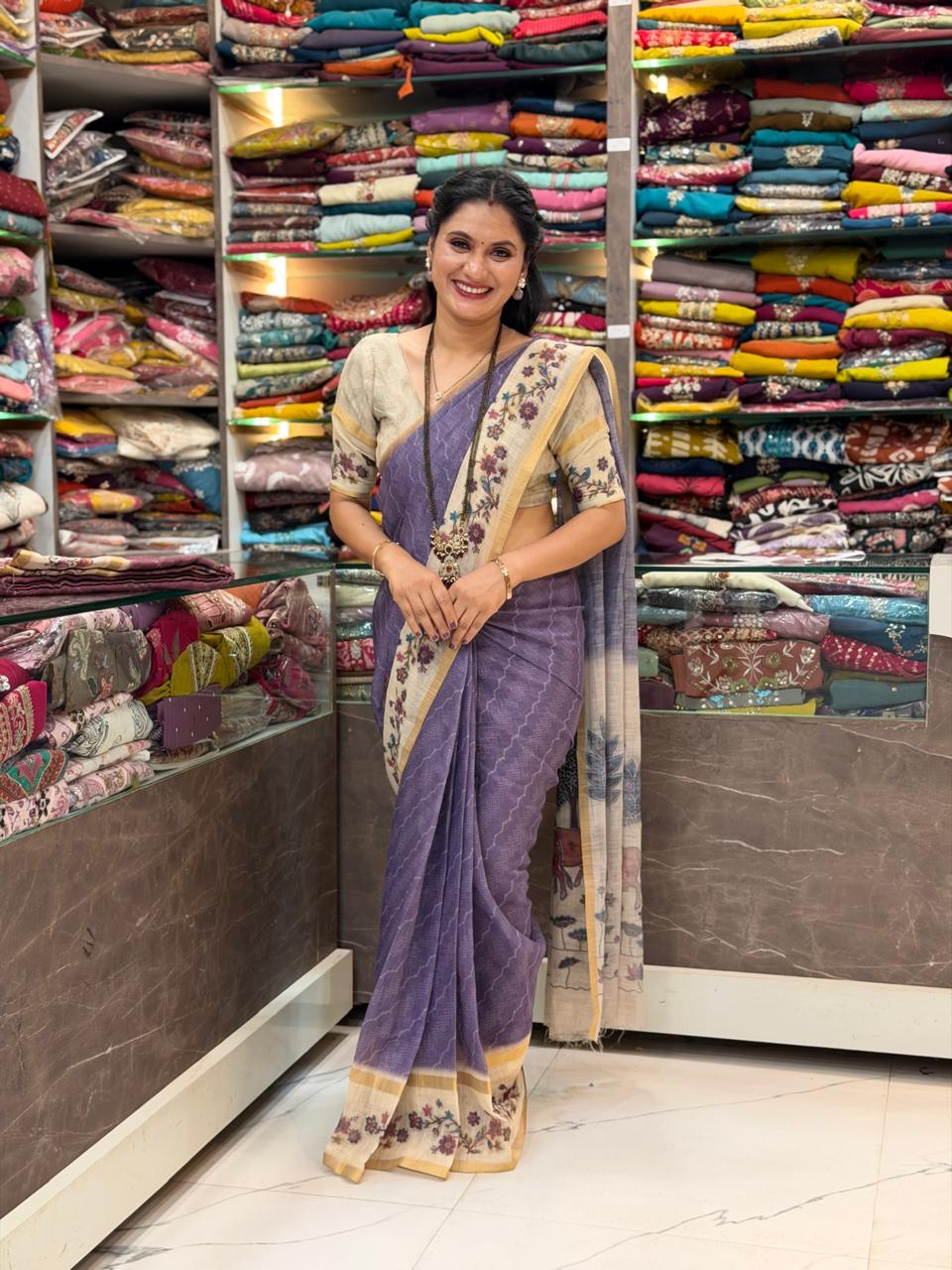 Nilambari beautiful saree