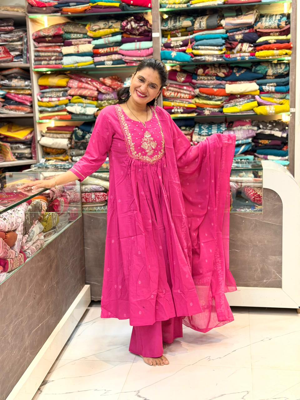 Pragati dress set - Pink