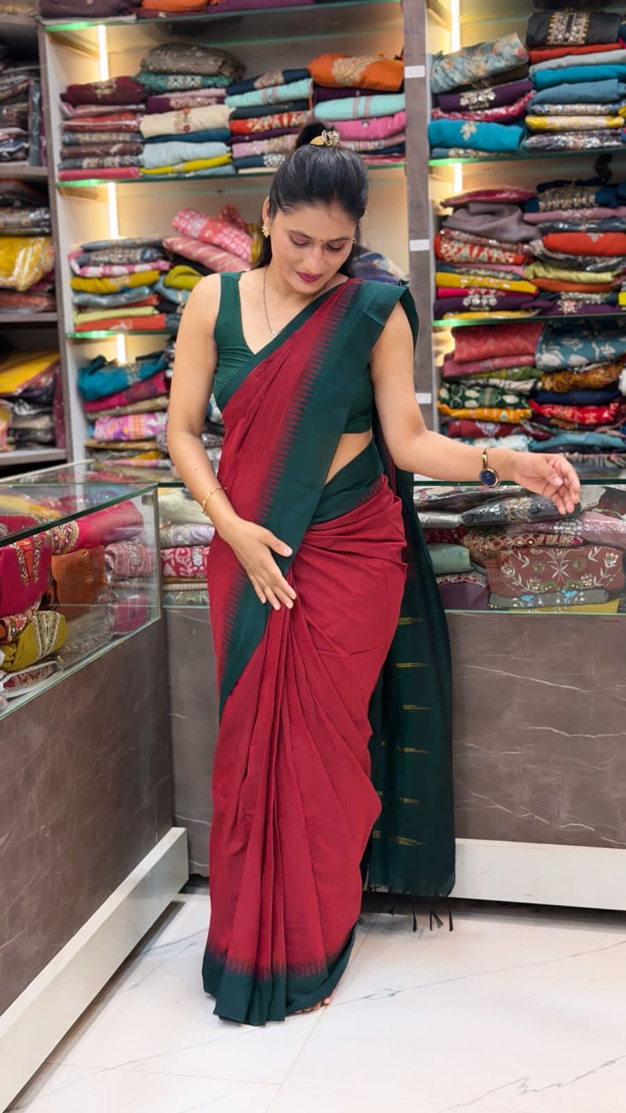 Gadwal cotton saree