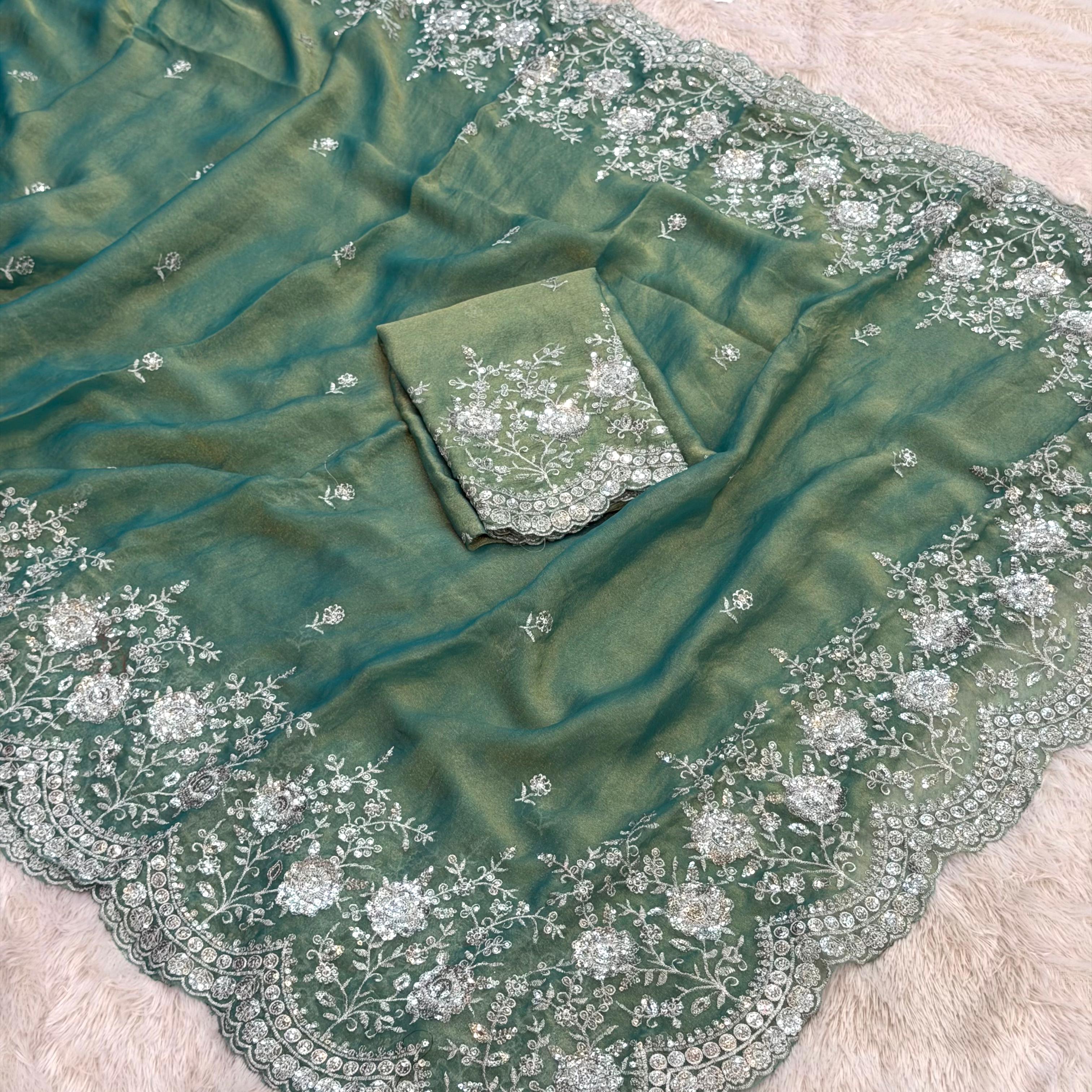 Janki desiner saree - pista