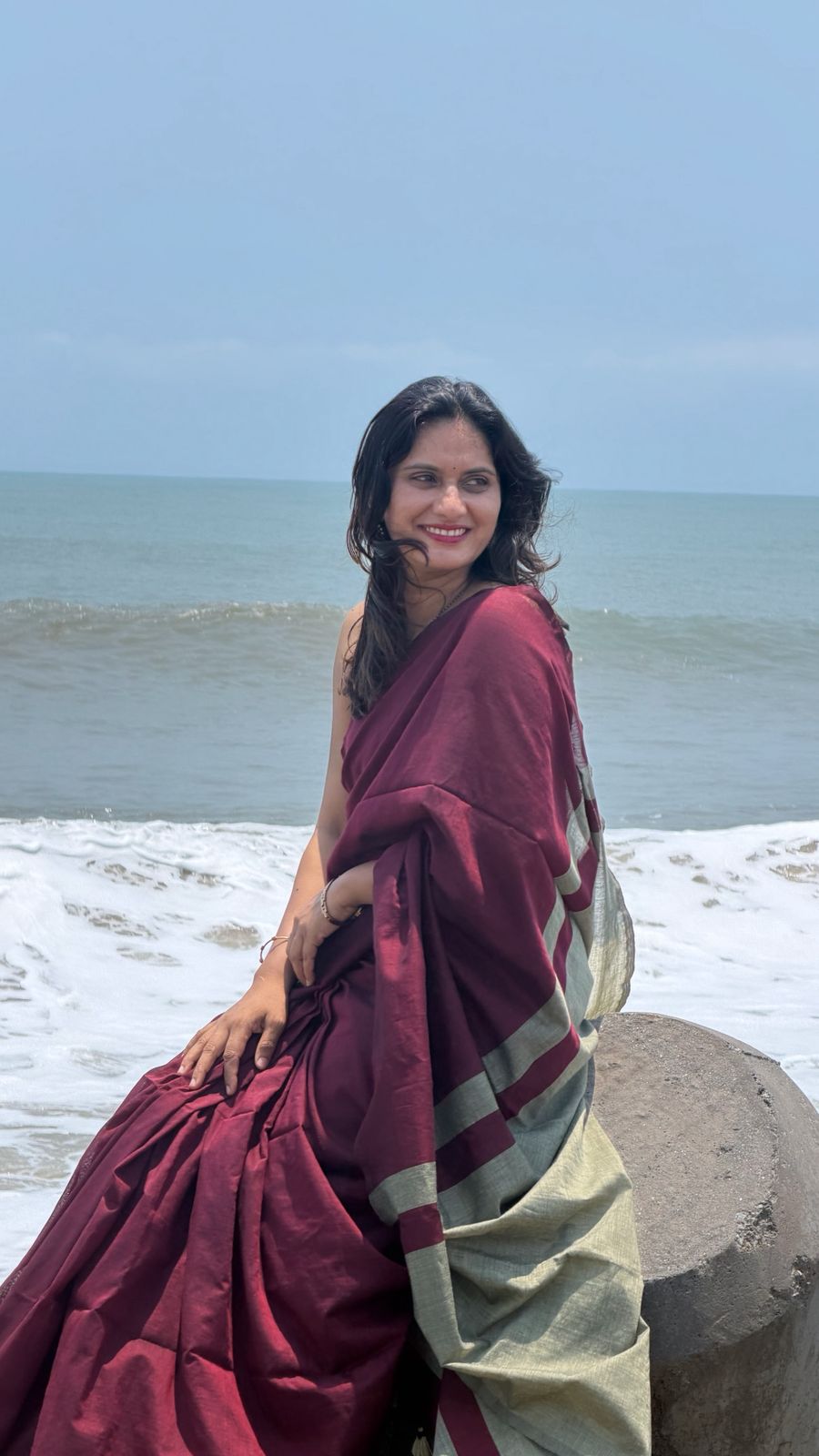 Acrylic Cotton Summer Saree