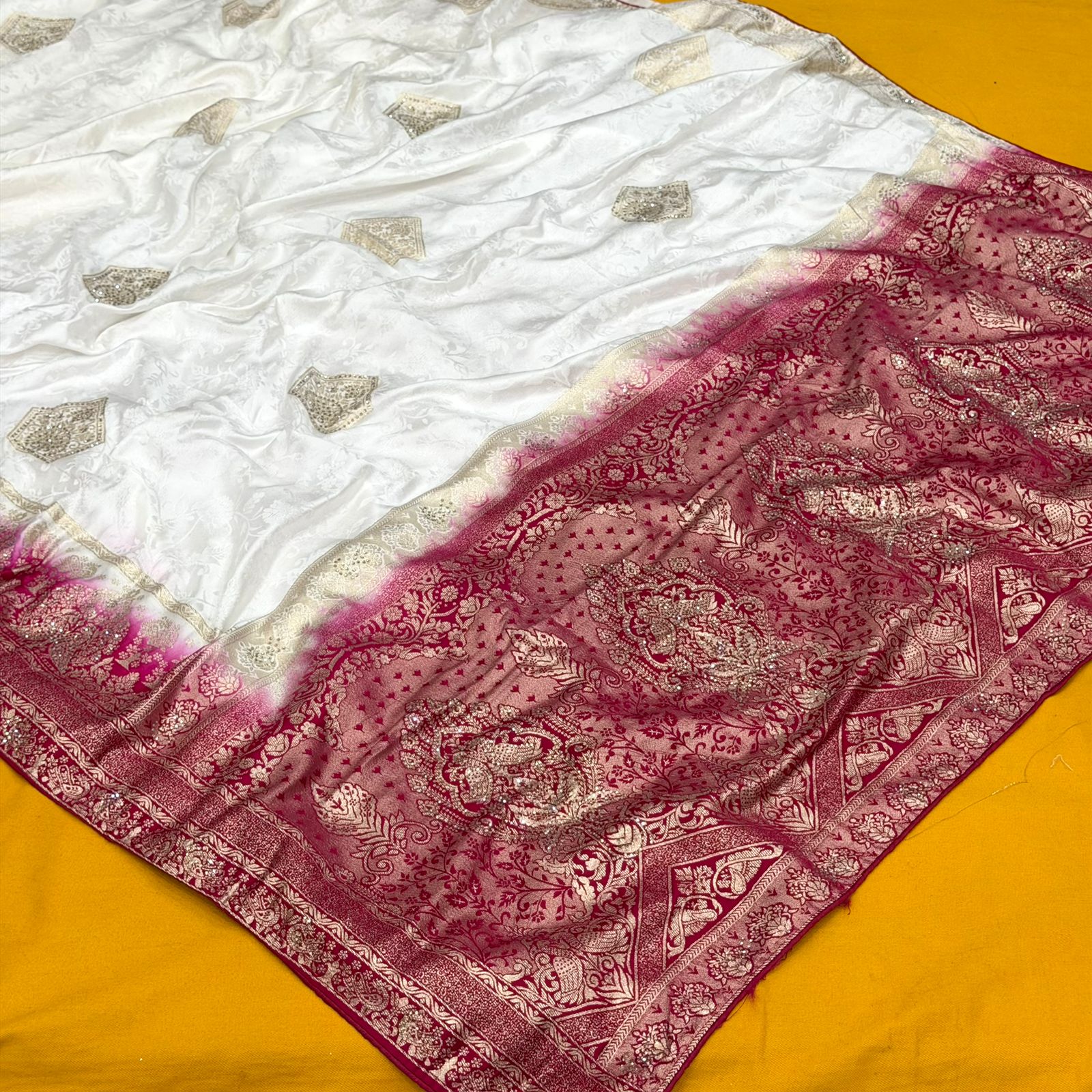 Mashru designer Saree