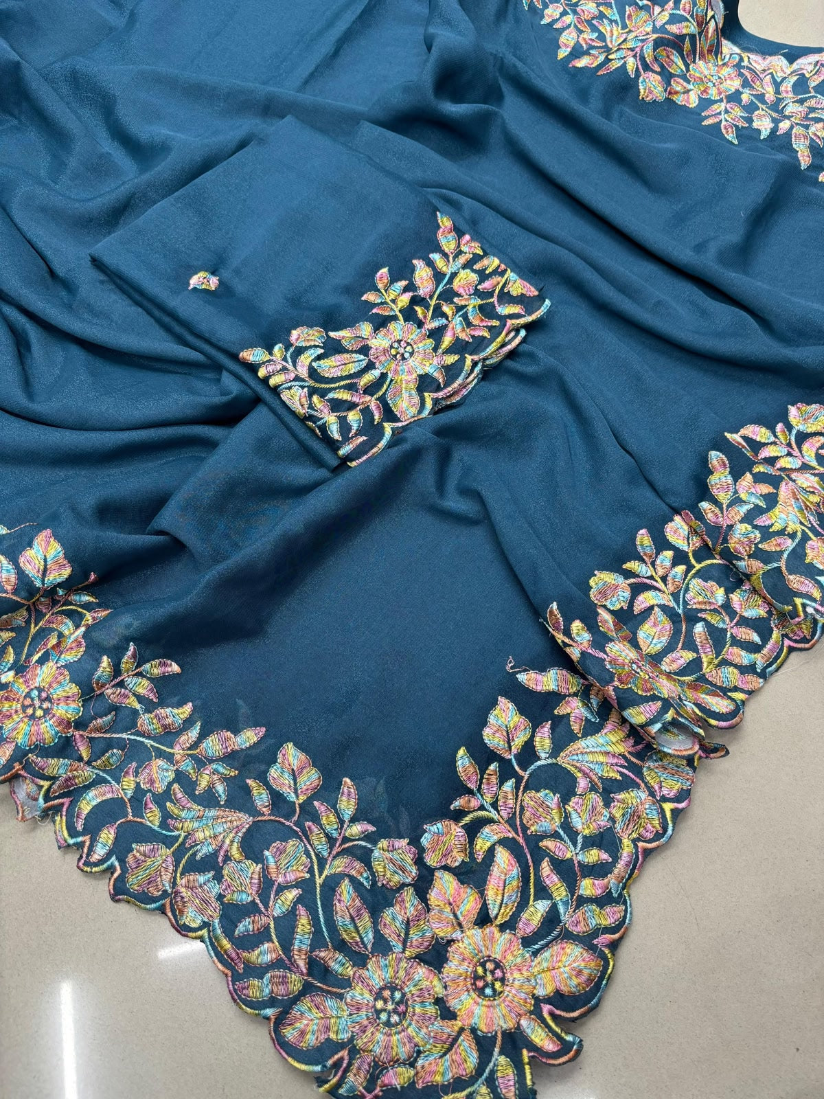 Star georgett_ petrol blue