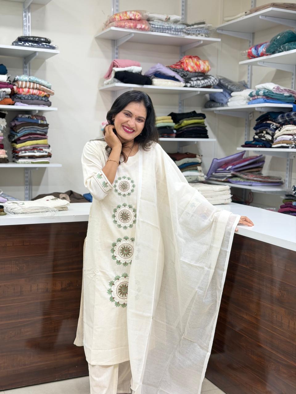 Embroidery 3 Pice Set