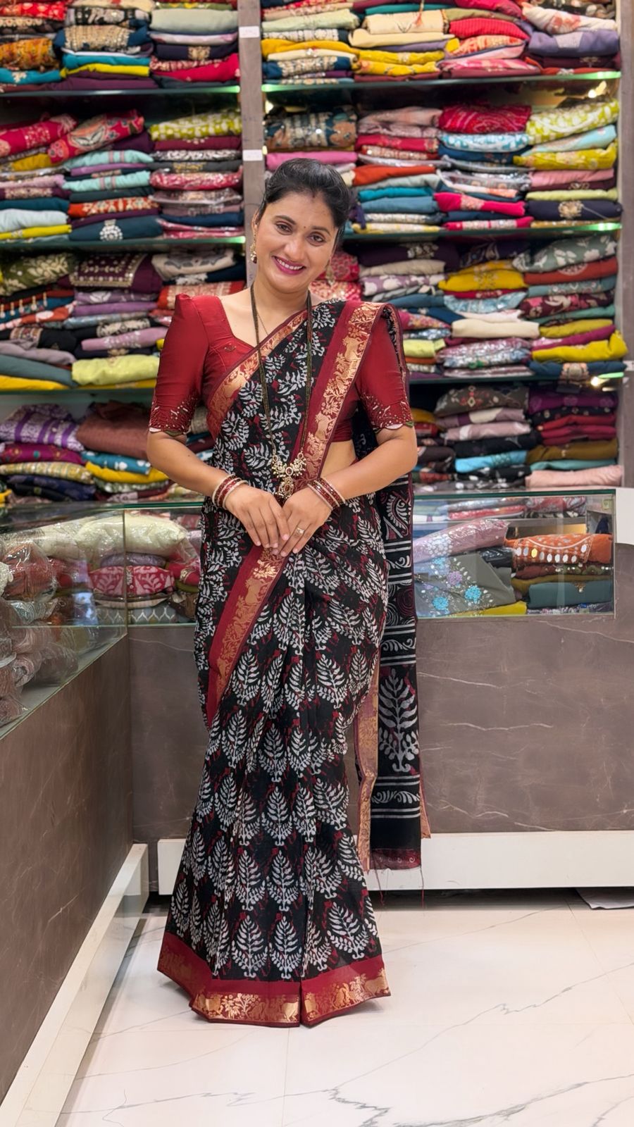 Ajarak Mal Cotton Saree