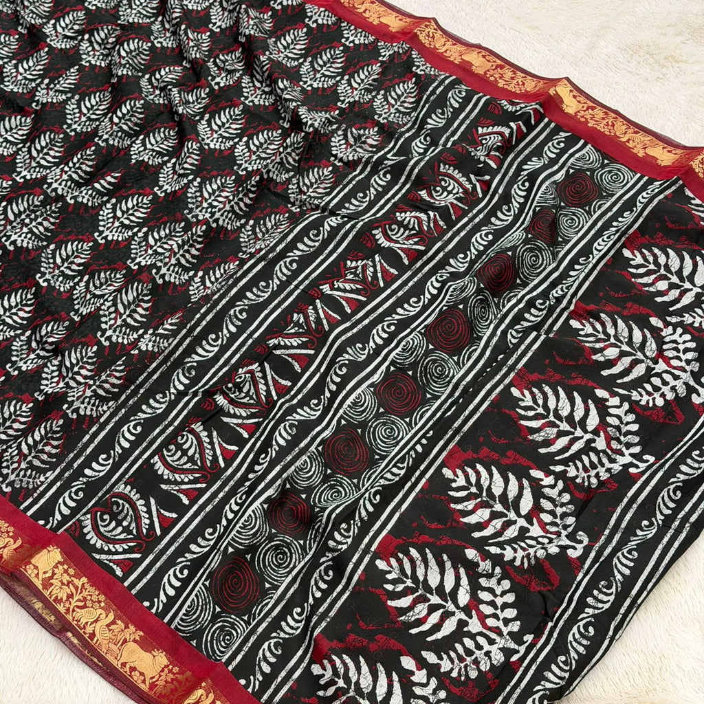 Ajarak Mal Cotton Saree