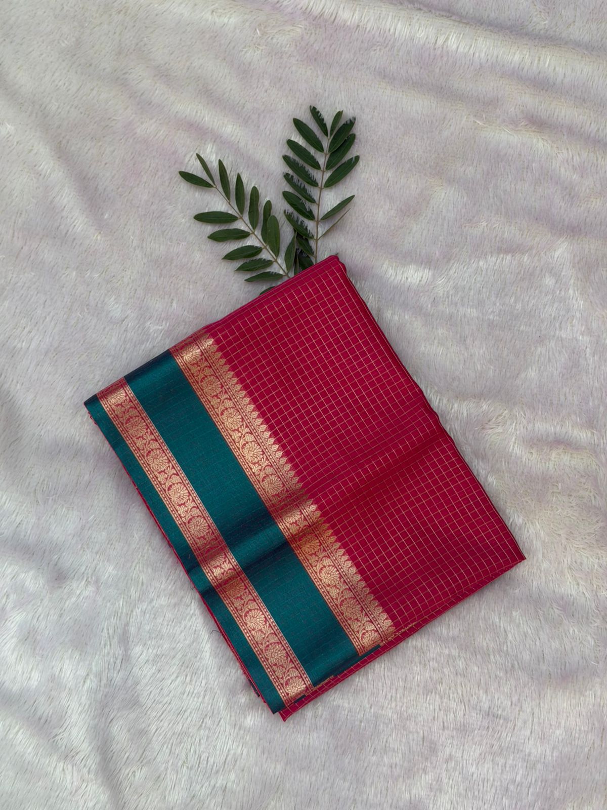 Namarata South Indian Pattern Saree - Pink