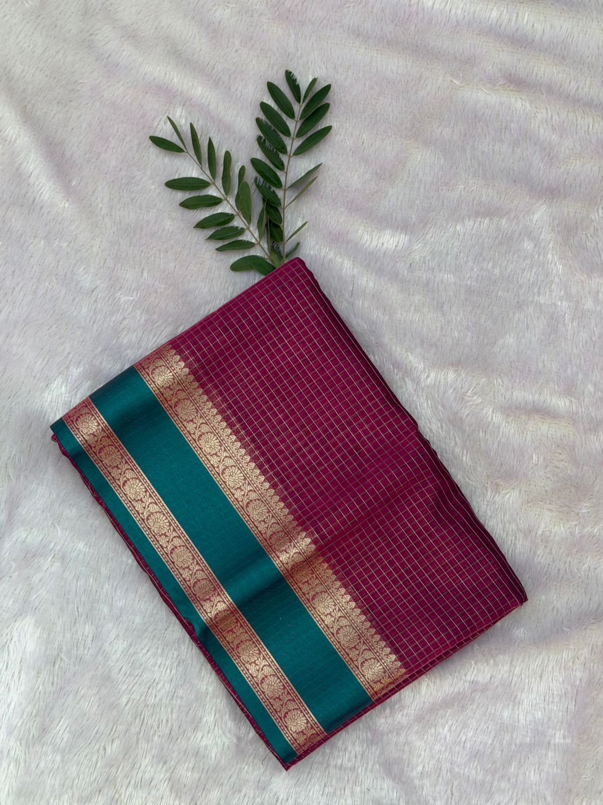Namarata South Indian Pattern Saree - Marron