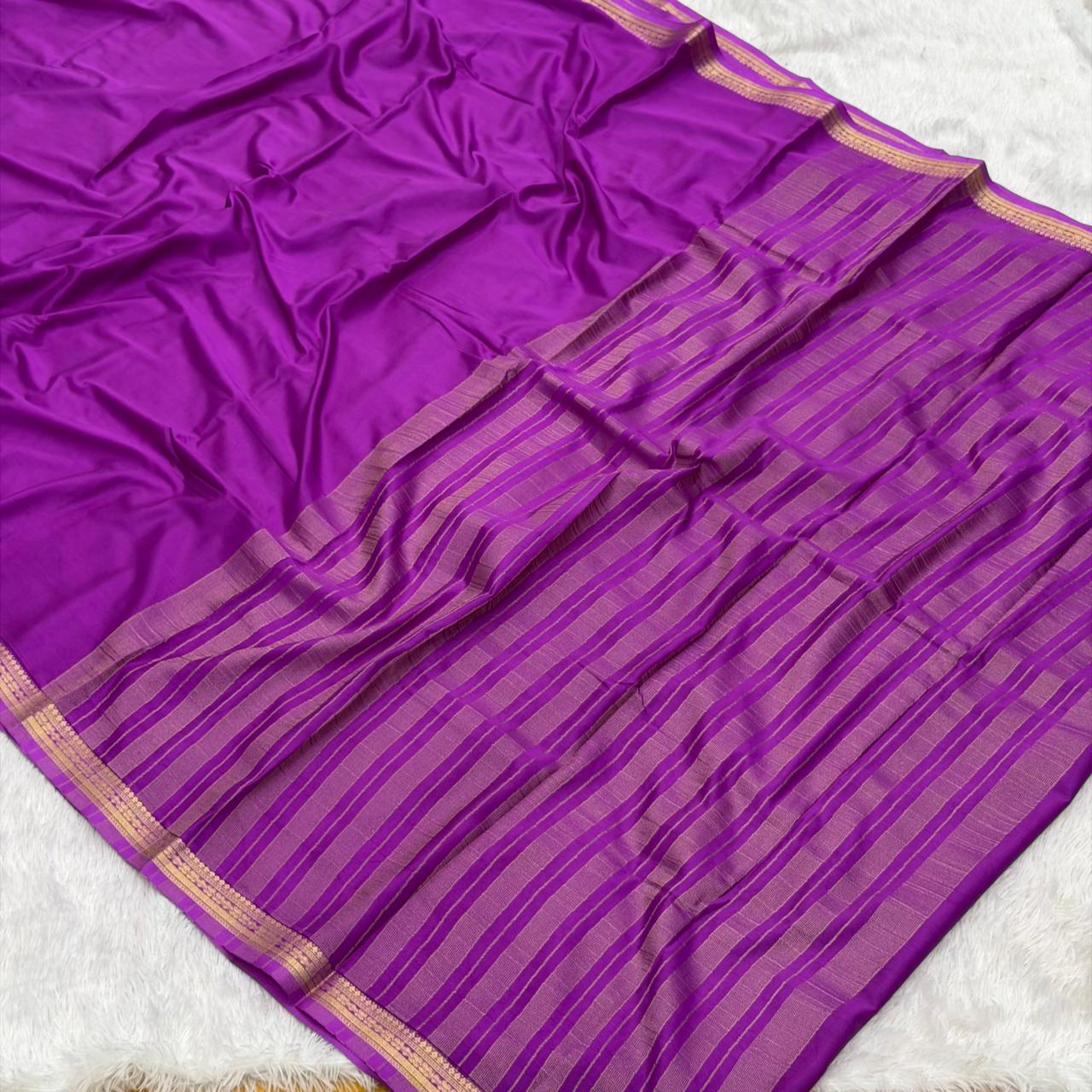 Mysore silk saree -  Begani