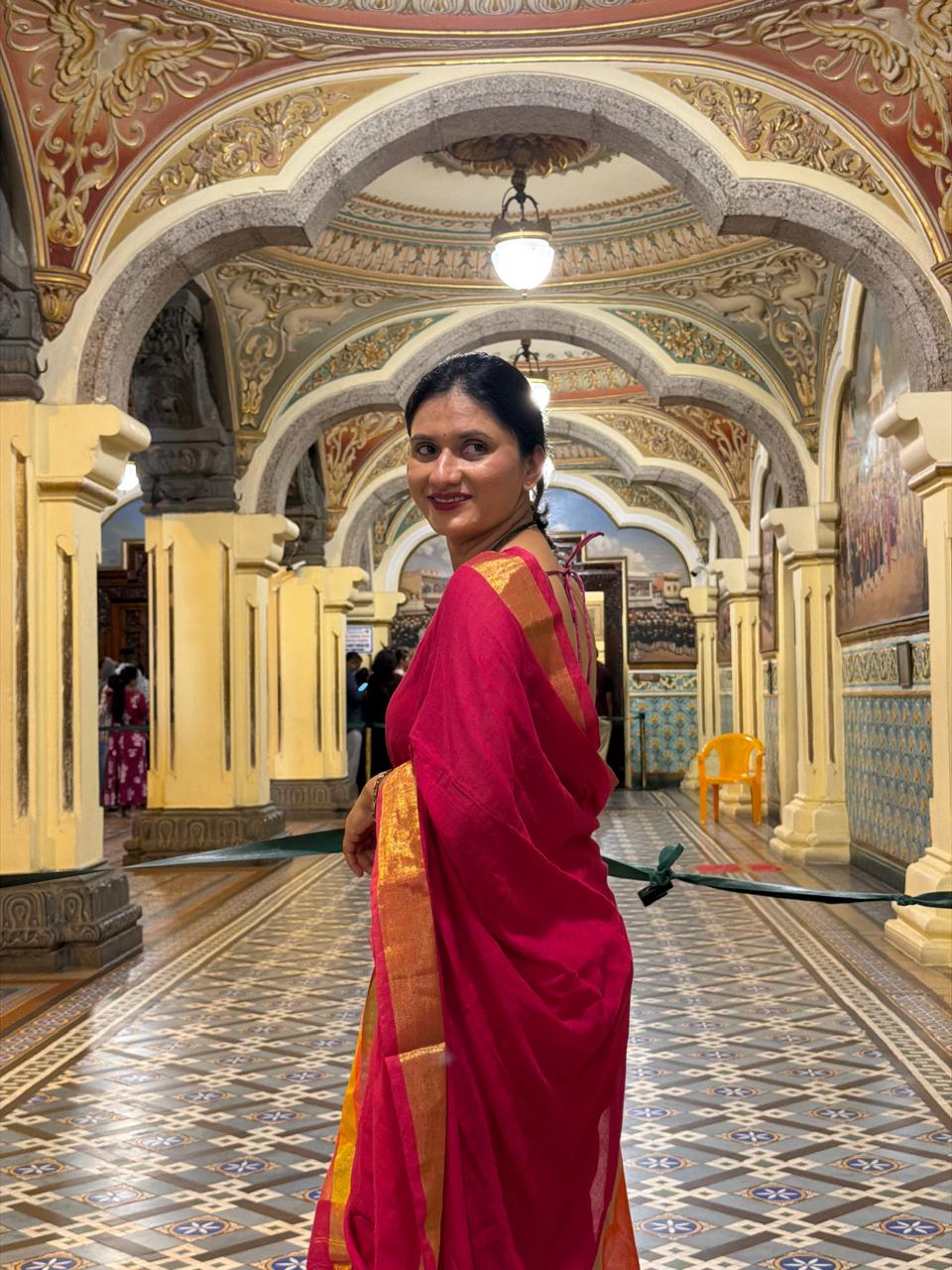 Handloom mal cotton saree