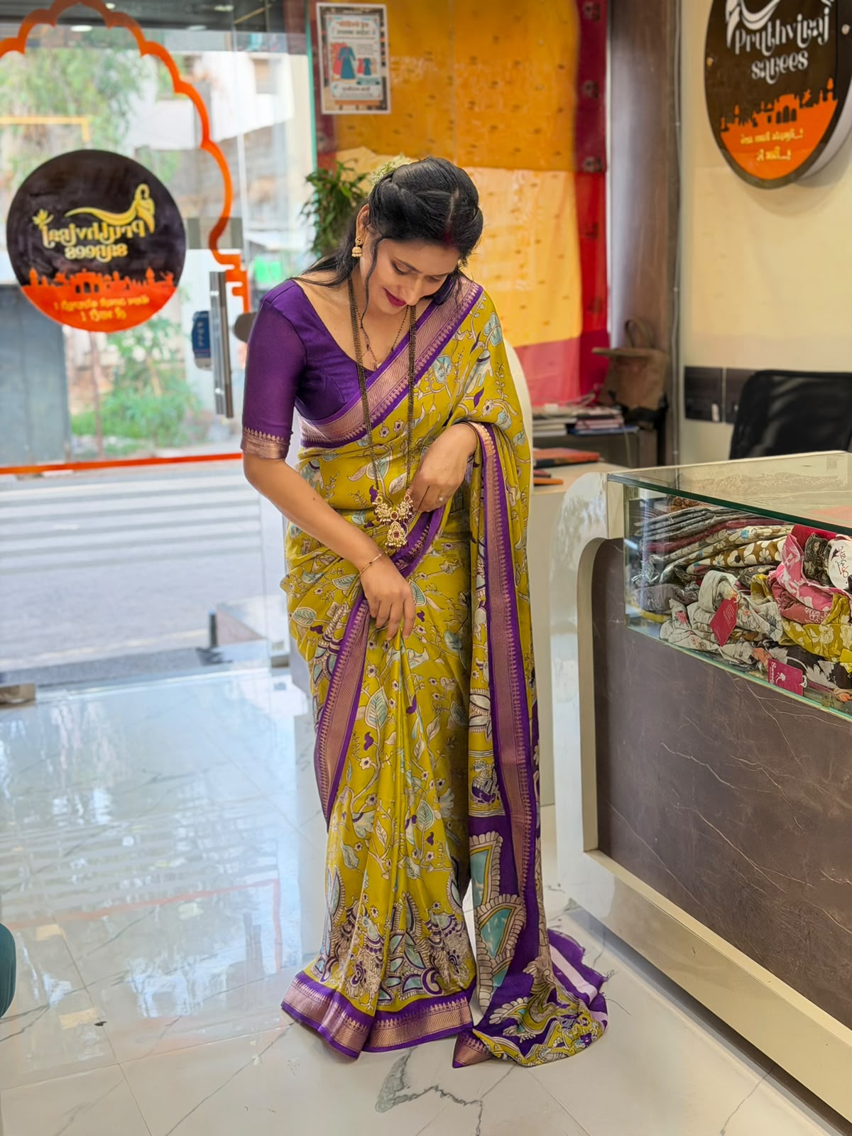 Marshmalo Fabric saree