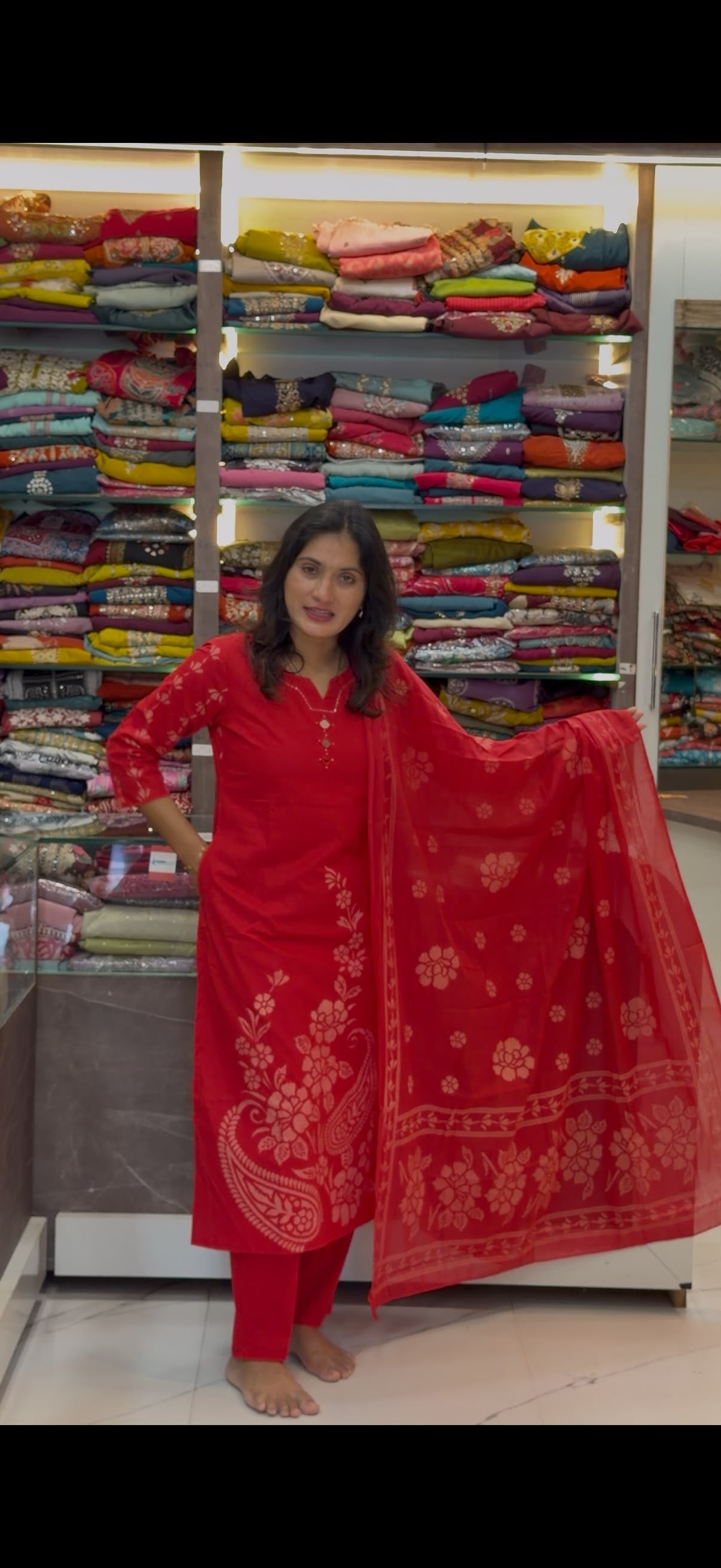 Jamdani Dress Set