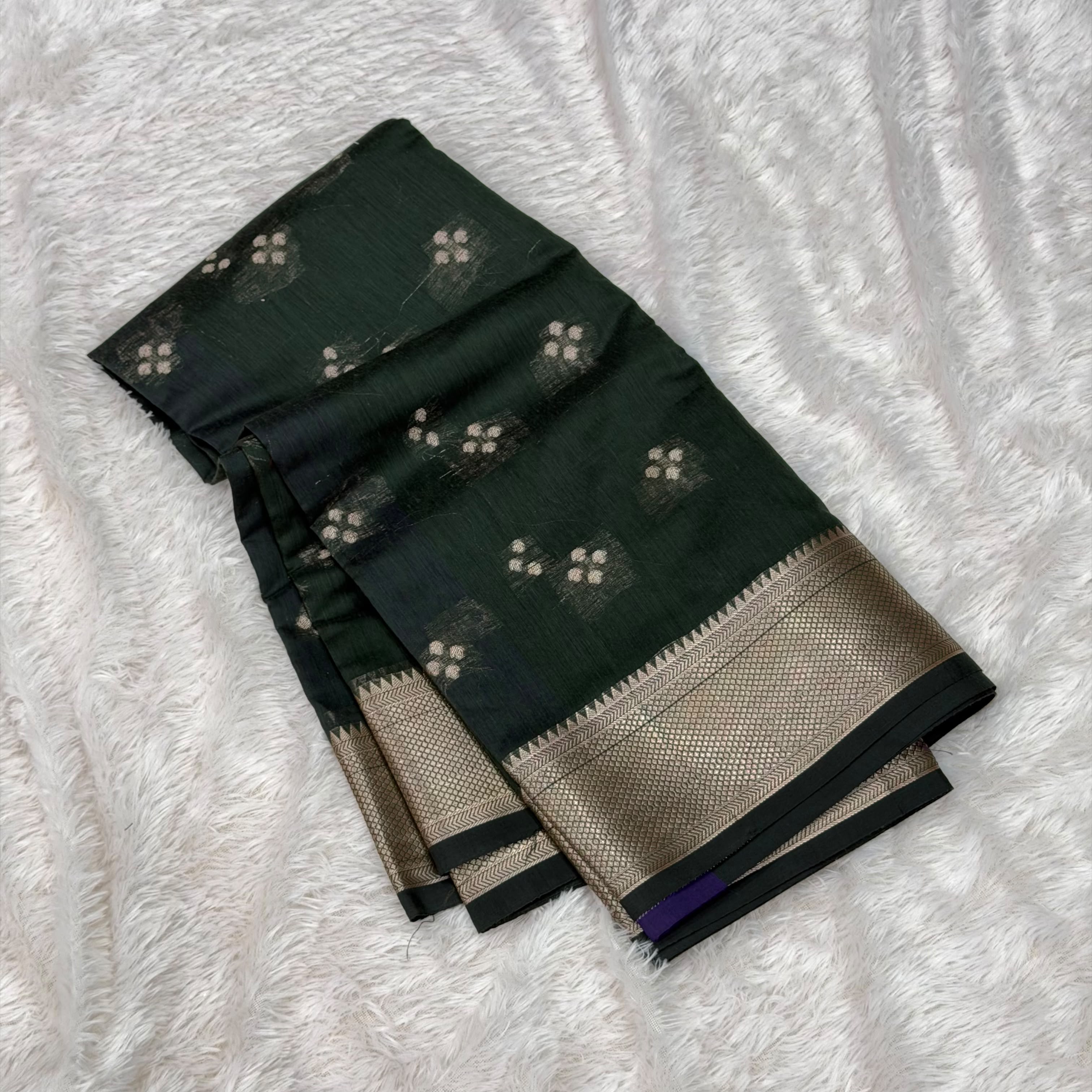 Radha Maheshwari Saree - Green