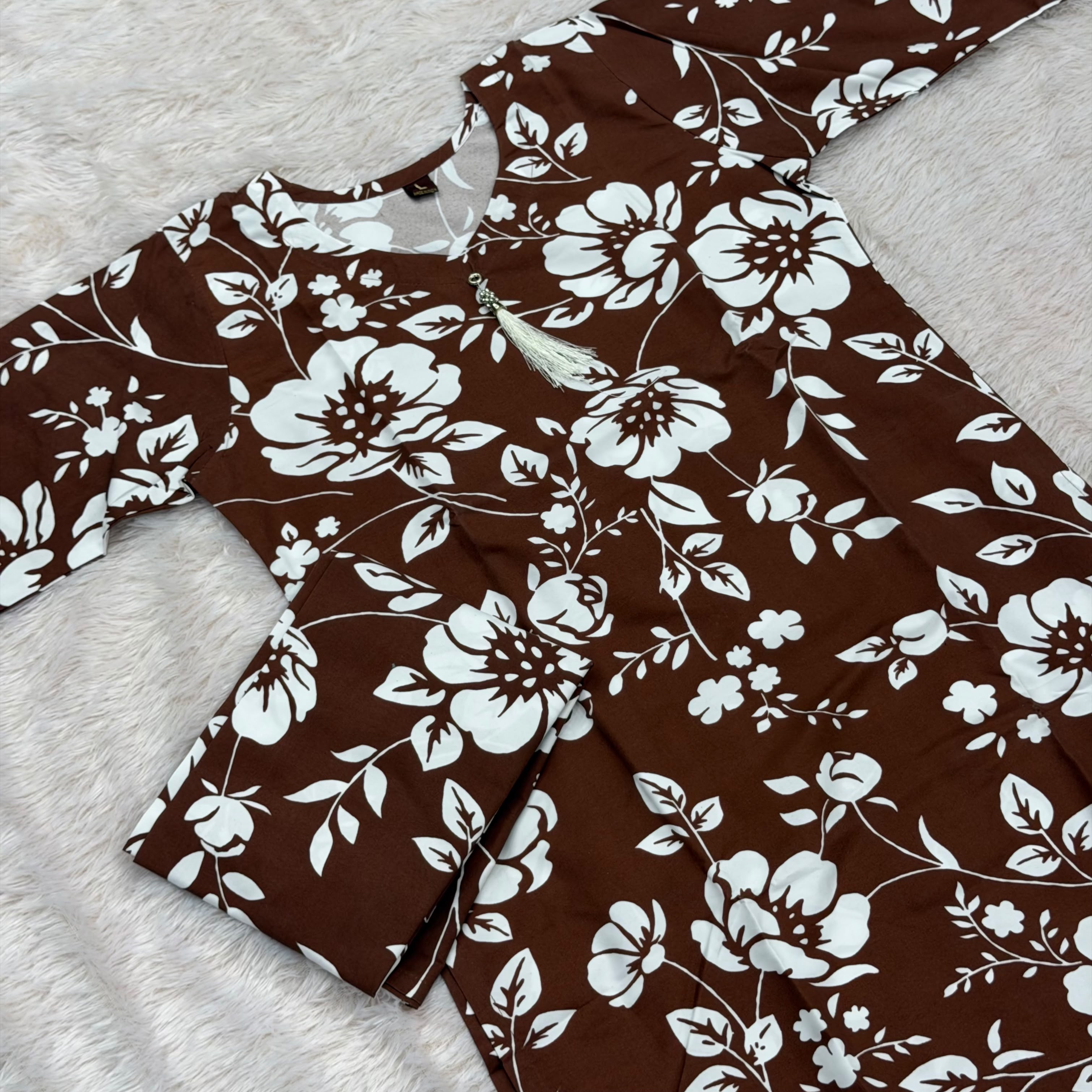 Cotton Co-Ord Set Offer5_Choclate