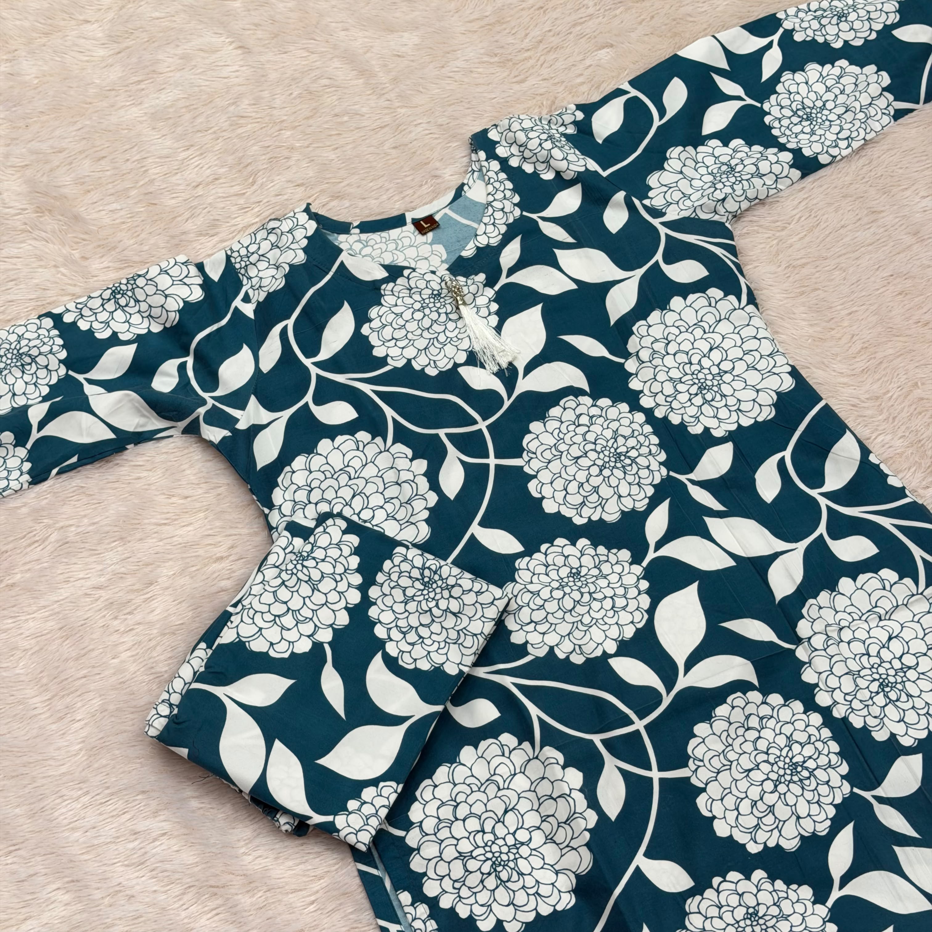 Cotton Co-Ord Set Offer6_Blue
