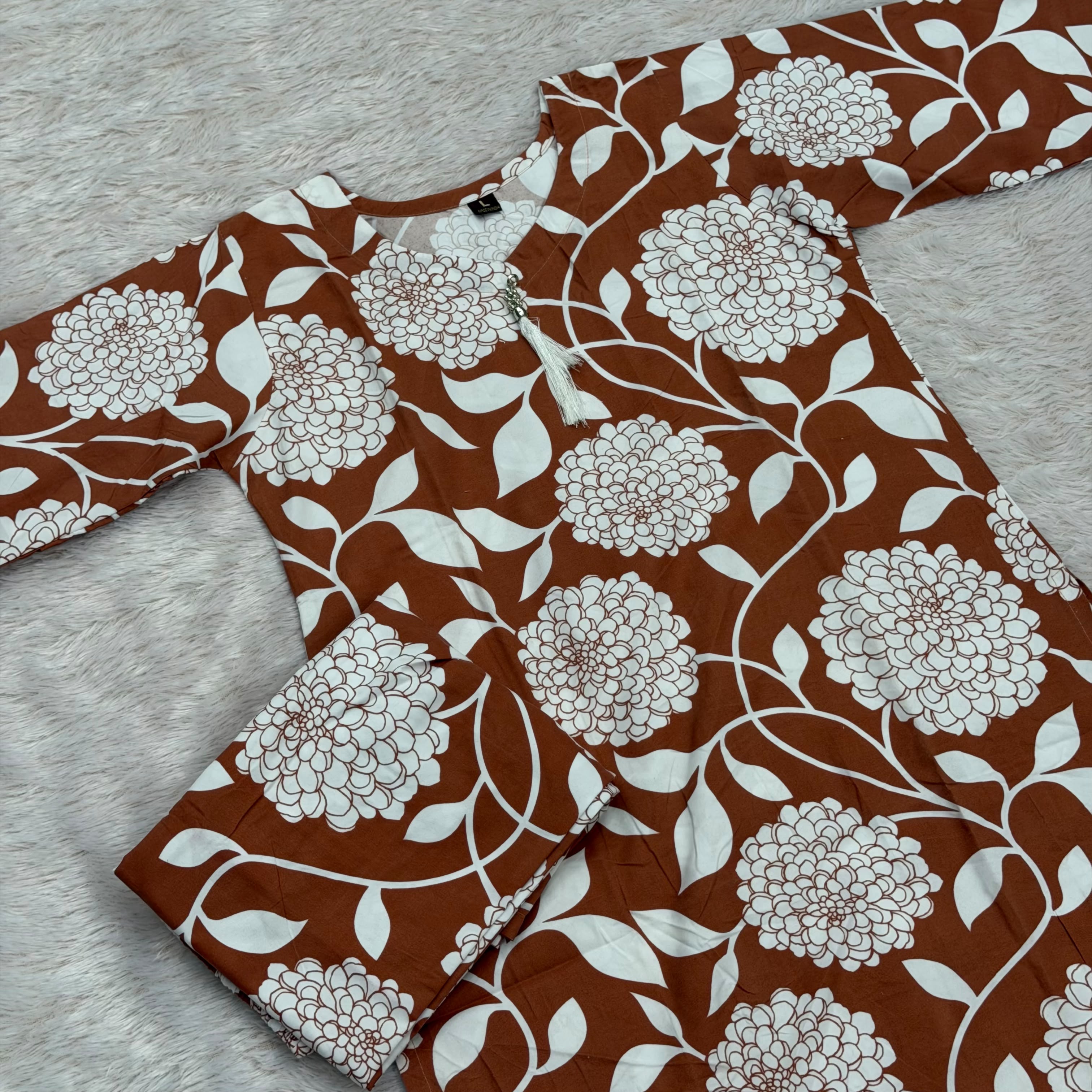 Cotton Co-Ord Set Offer6_Rust
