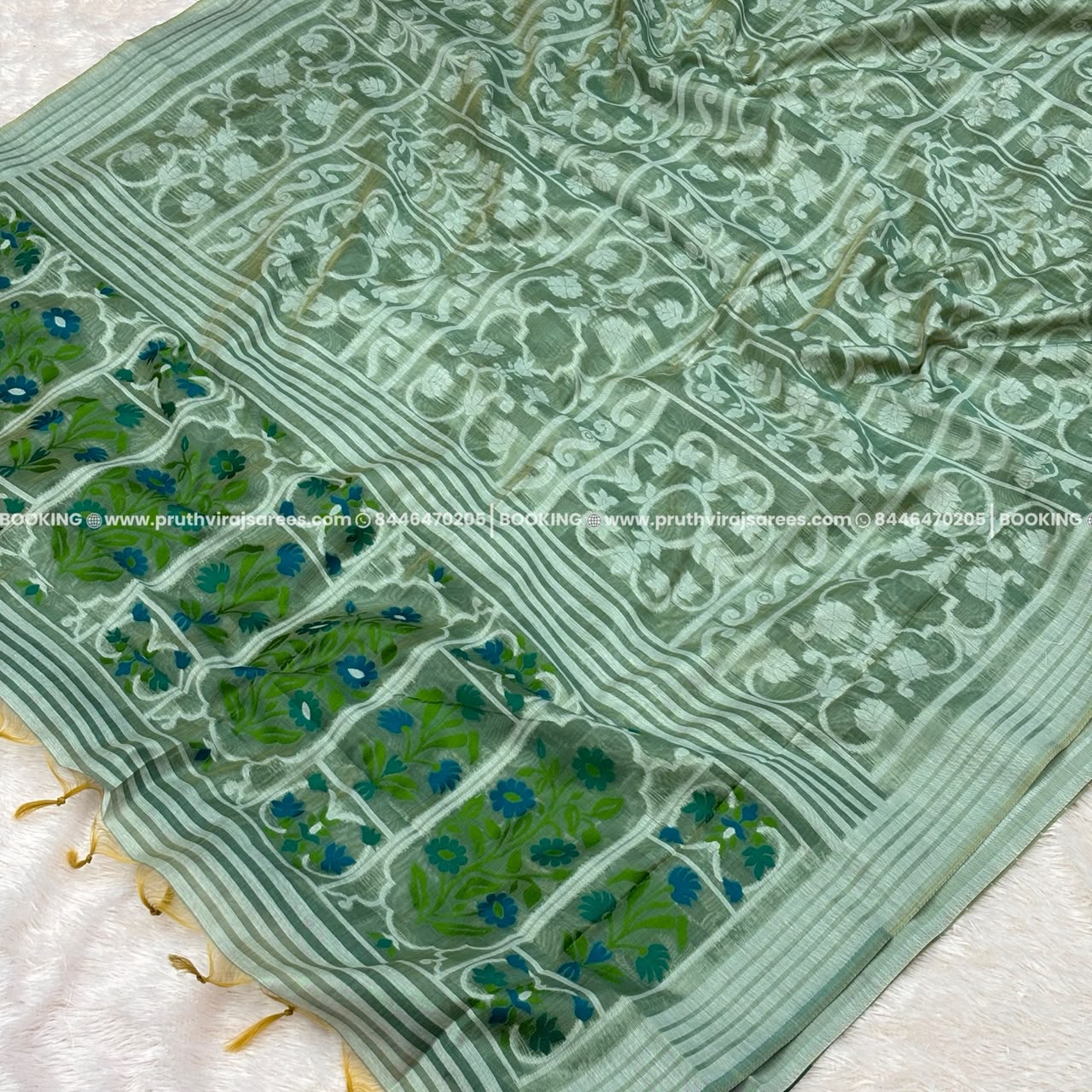 Zarokha Pattern Saree - Pista