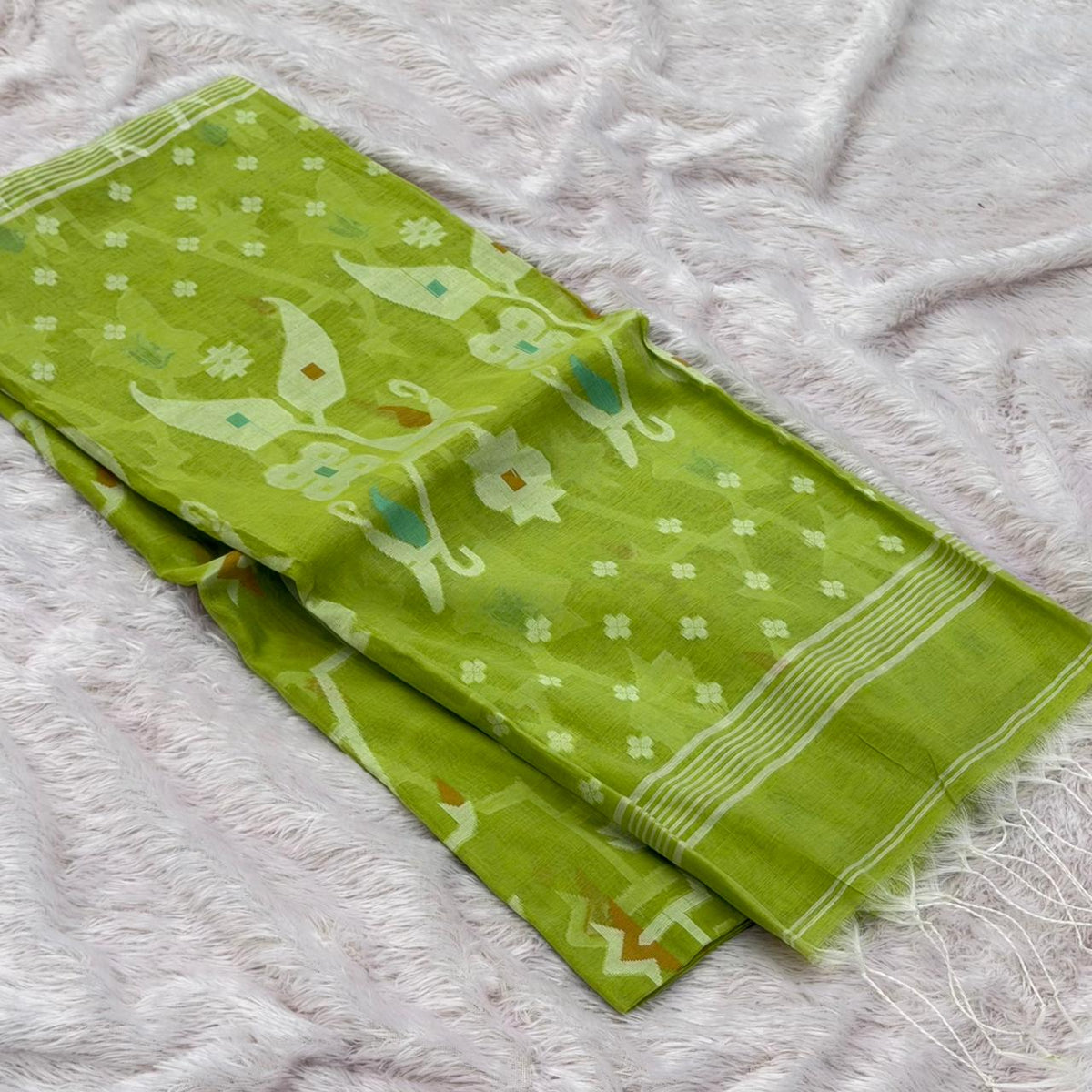 Cotton Handloom sarees - Parrot