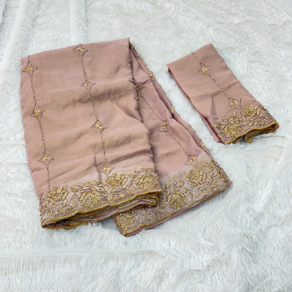 karadana work designer saree_aboli