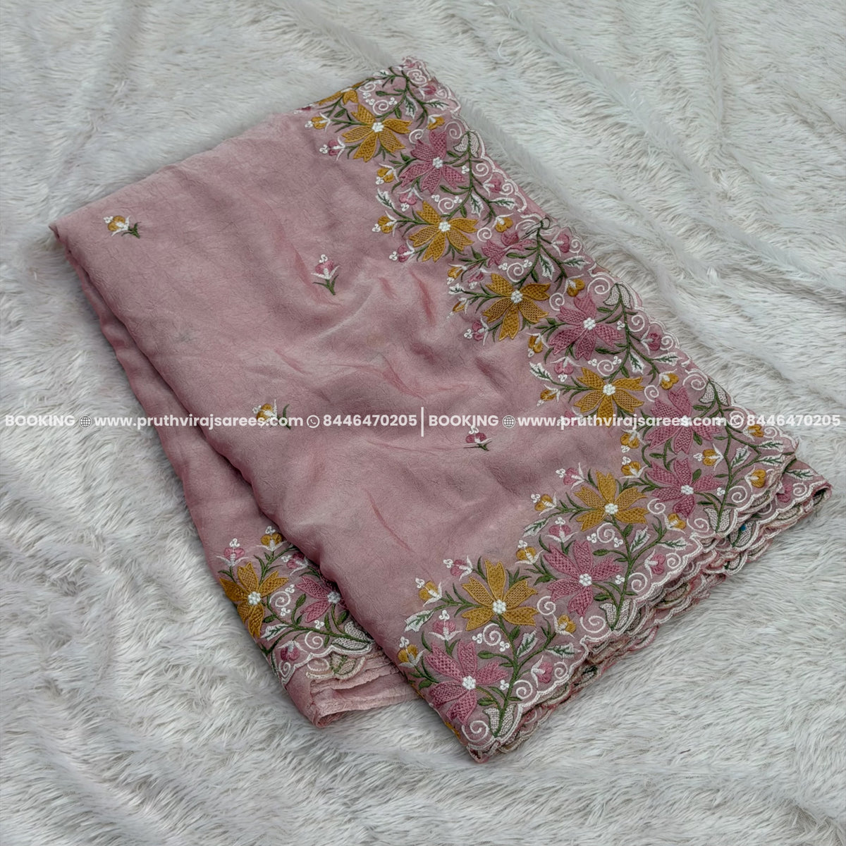 Nilima designer Saree - Pink