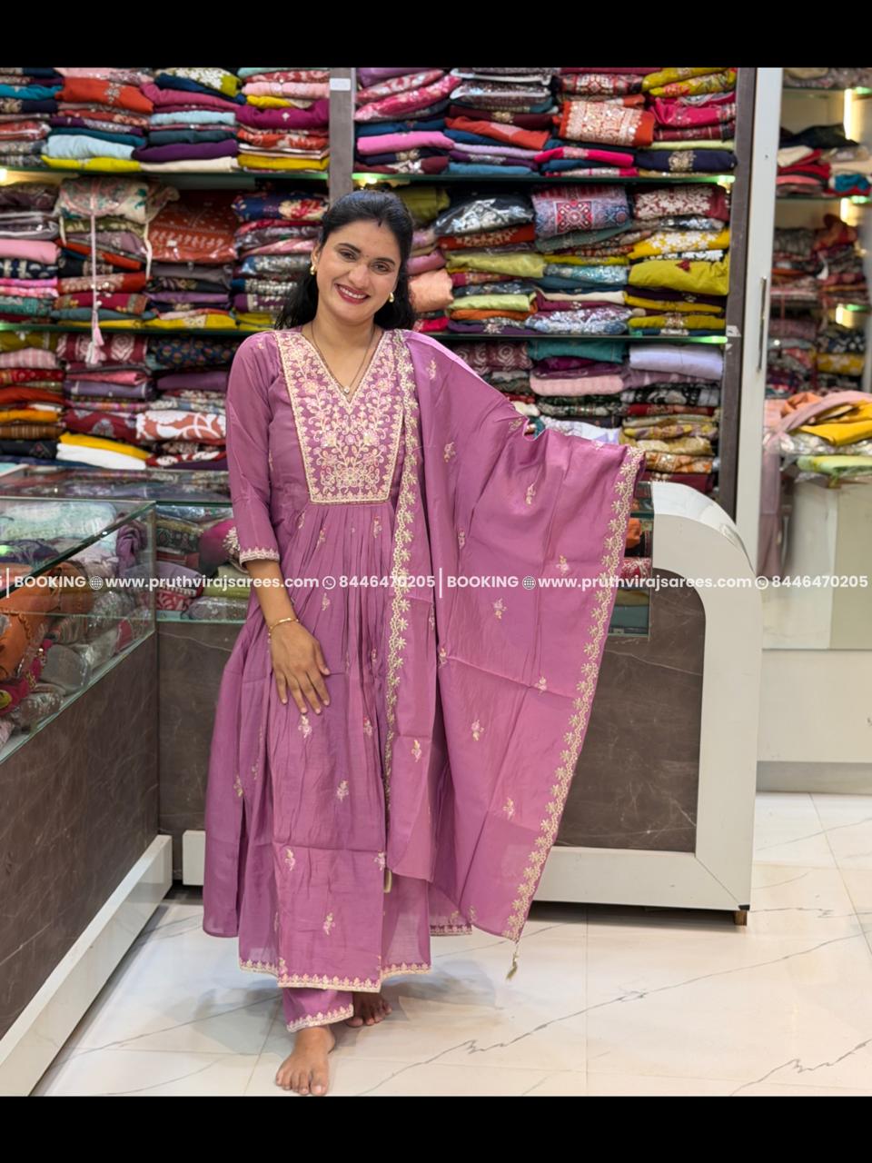 Purple Designer Dress
