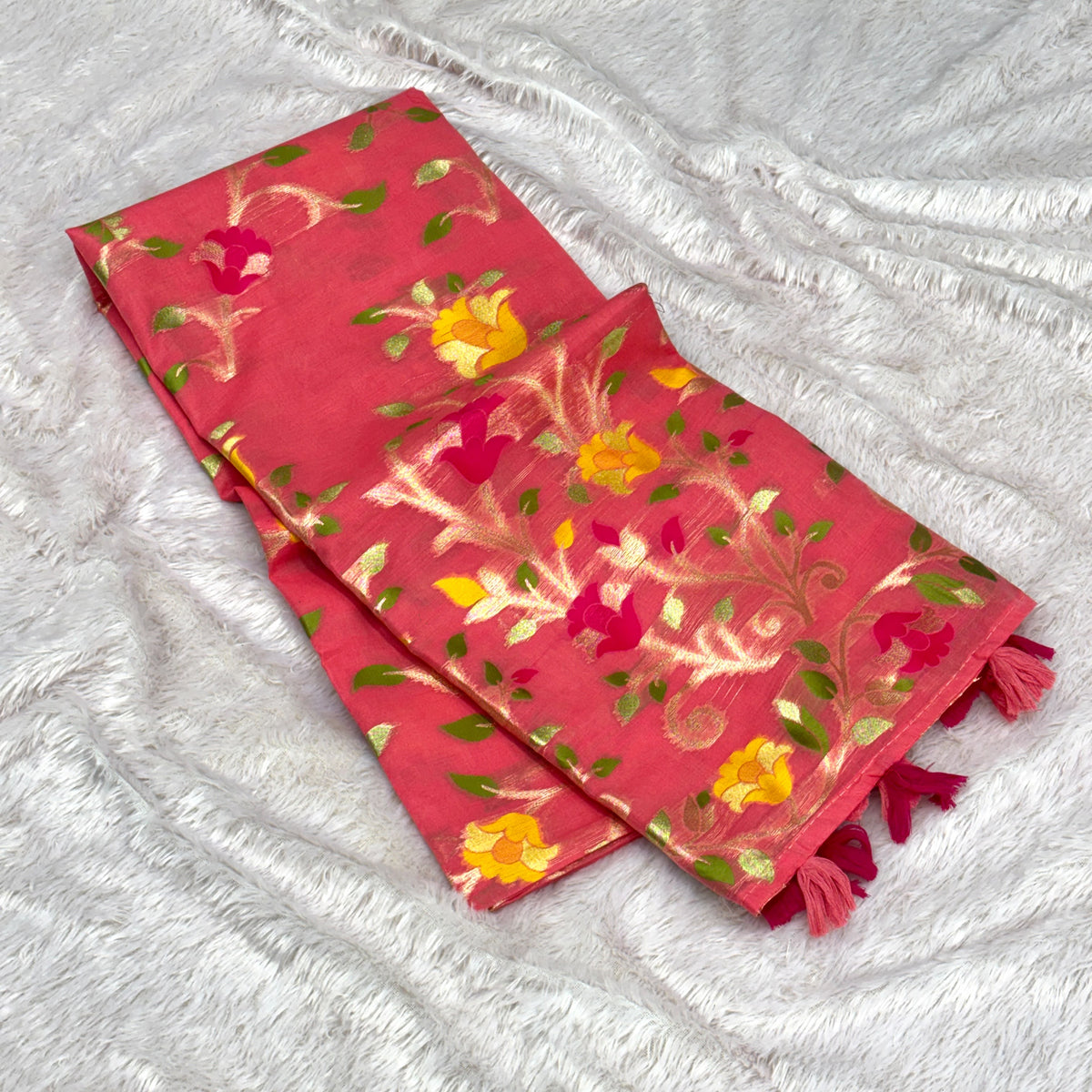 Tussar Cotton Saree - Aboli