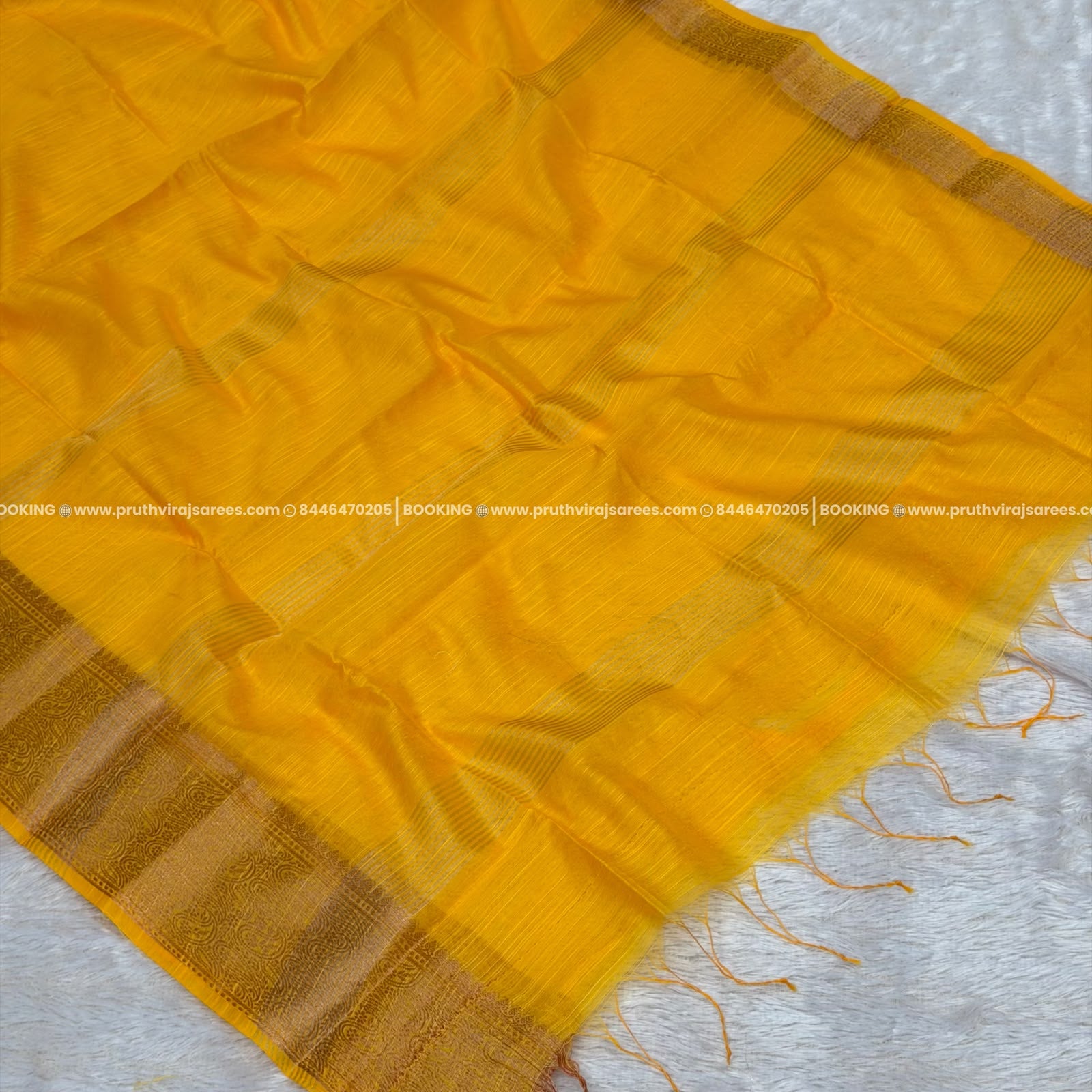 Cotton Tussar_Yellow