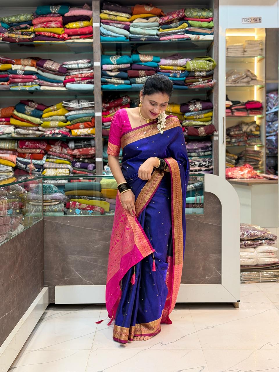 Bhumkai Peshawai Saree