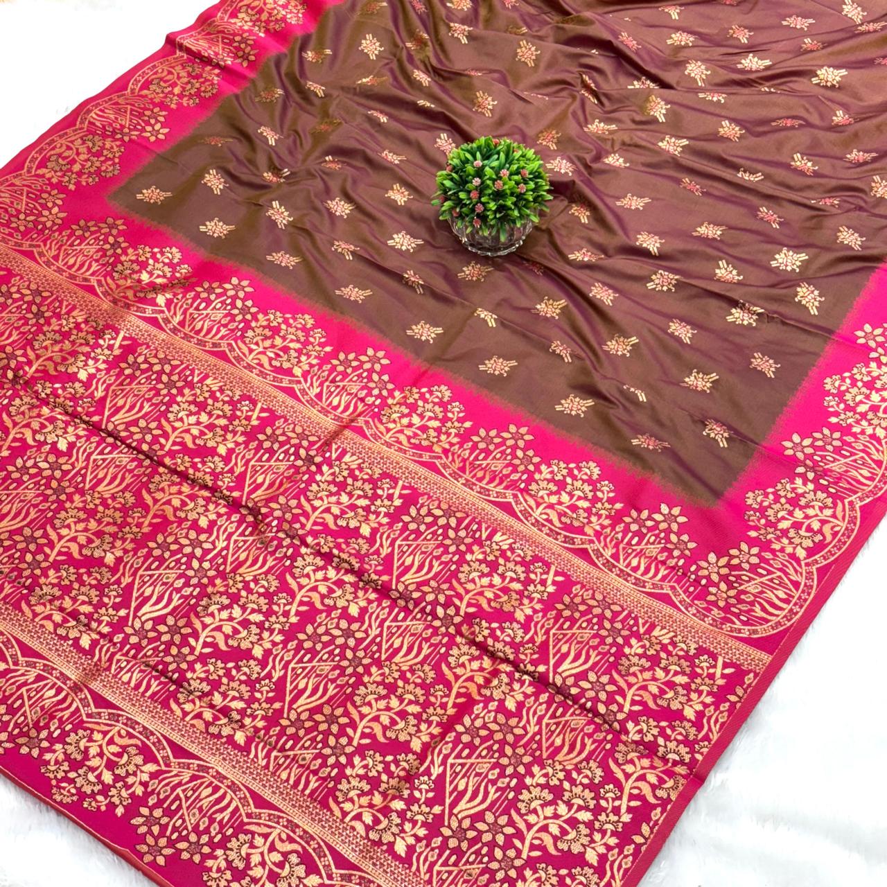Jamadani saree- Anjiri Pink