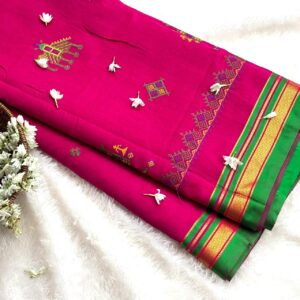 Rakhumai Saree : pink