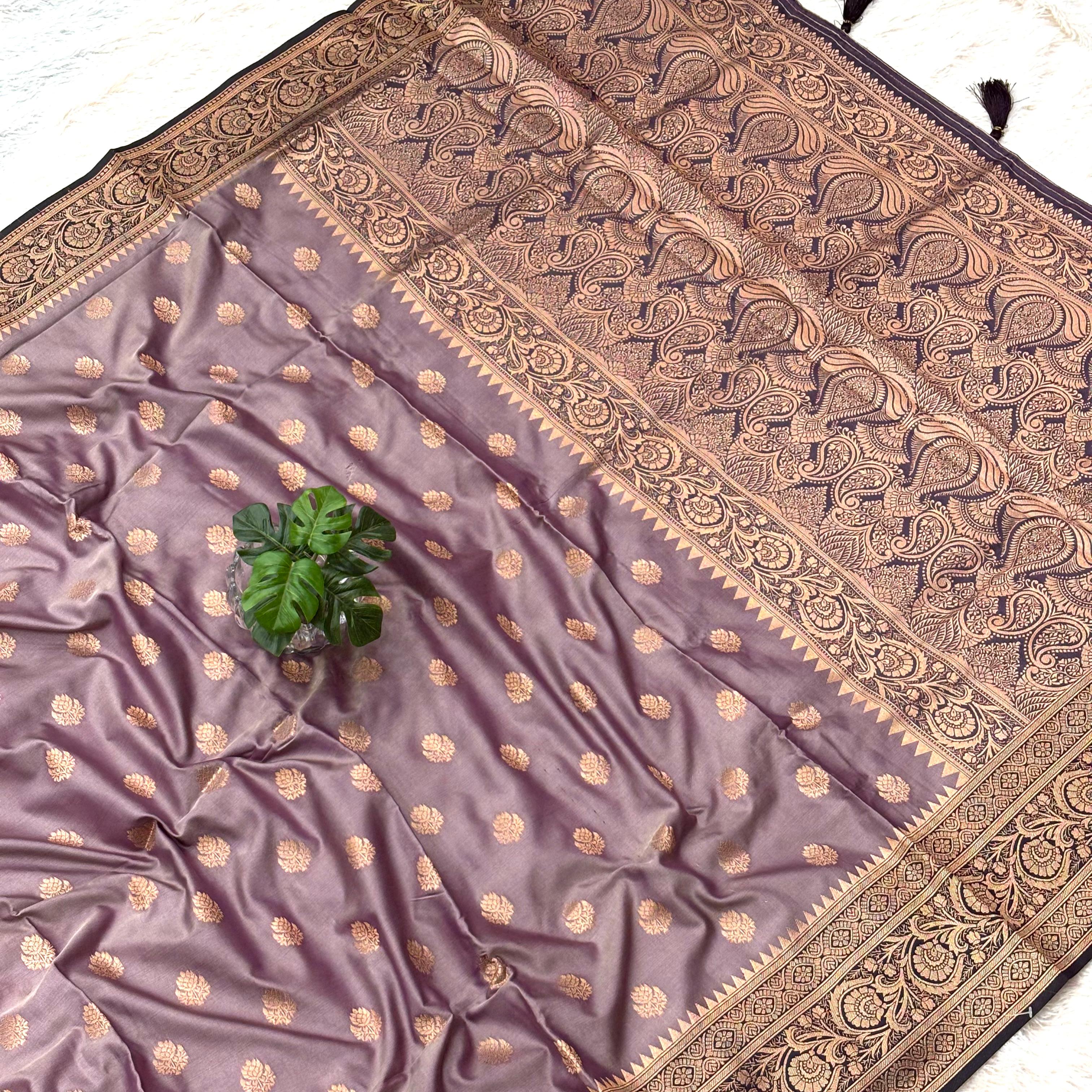 Rudrani banarasi saree : pink