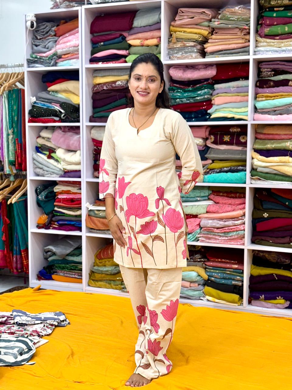 Sandya khadi cord set
