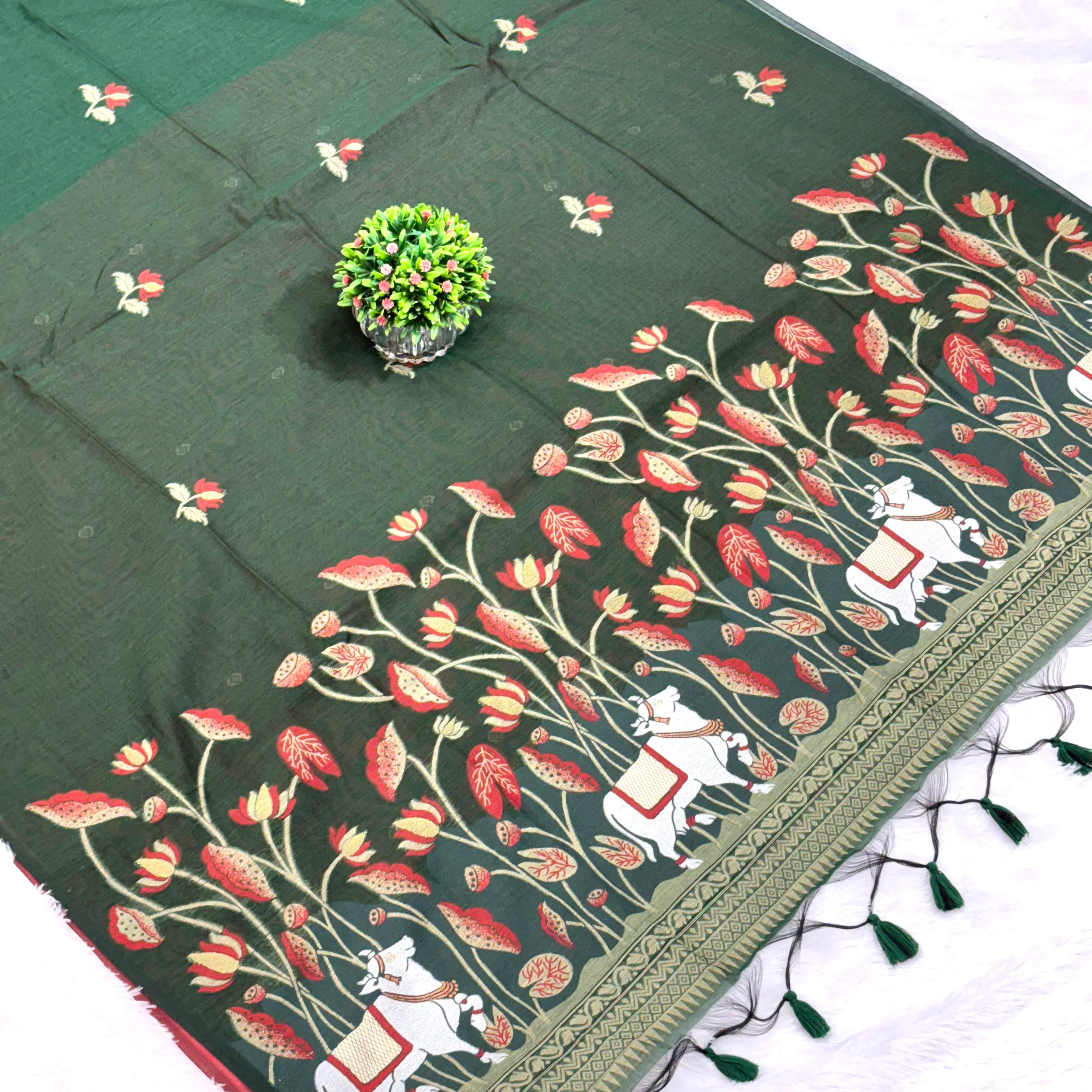 nandini ( gaay vasaru ) - green