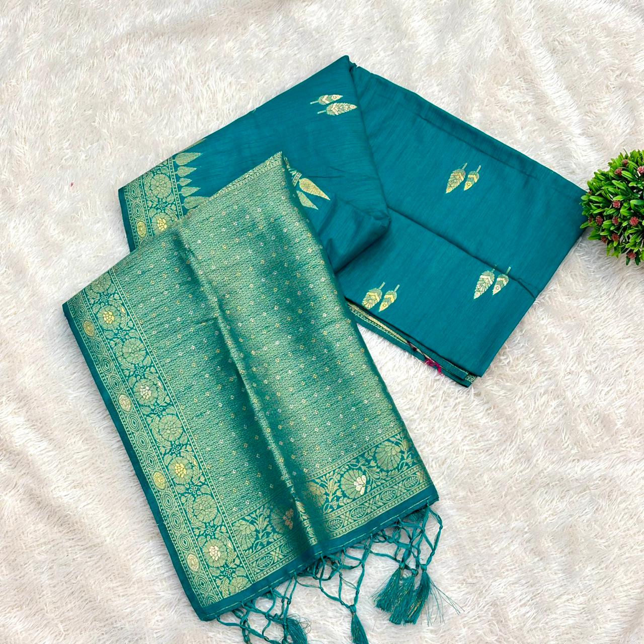 Banarasi silk saree-  morpankhi