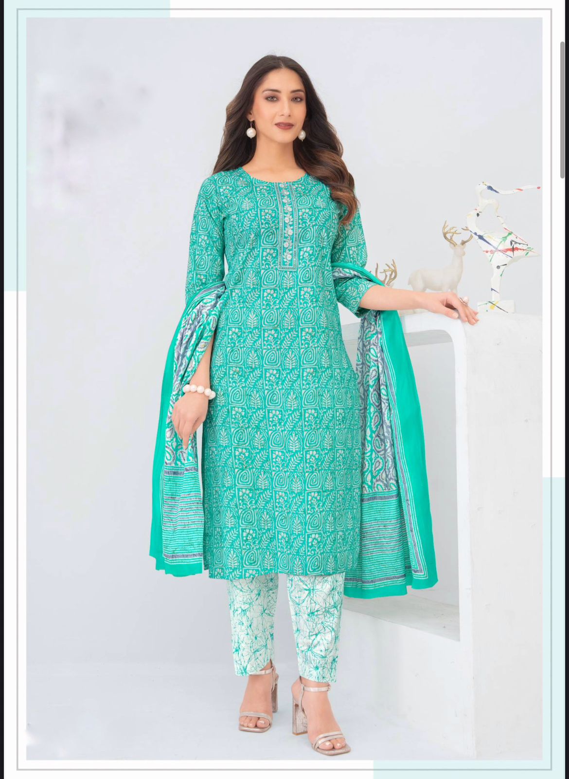 Matrushri (Deeptex)- sky blue