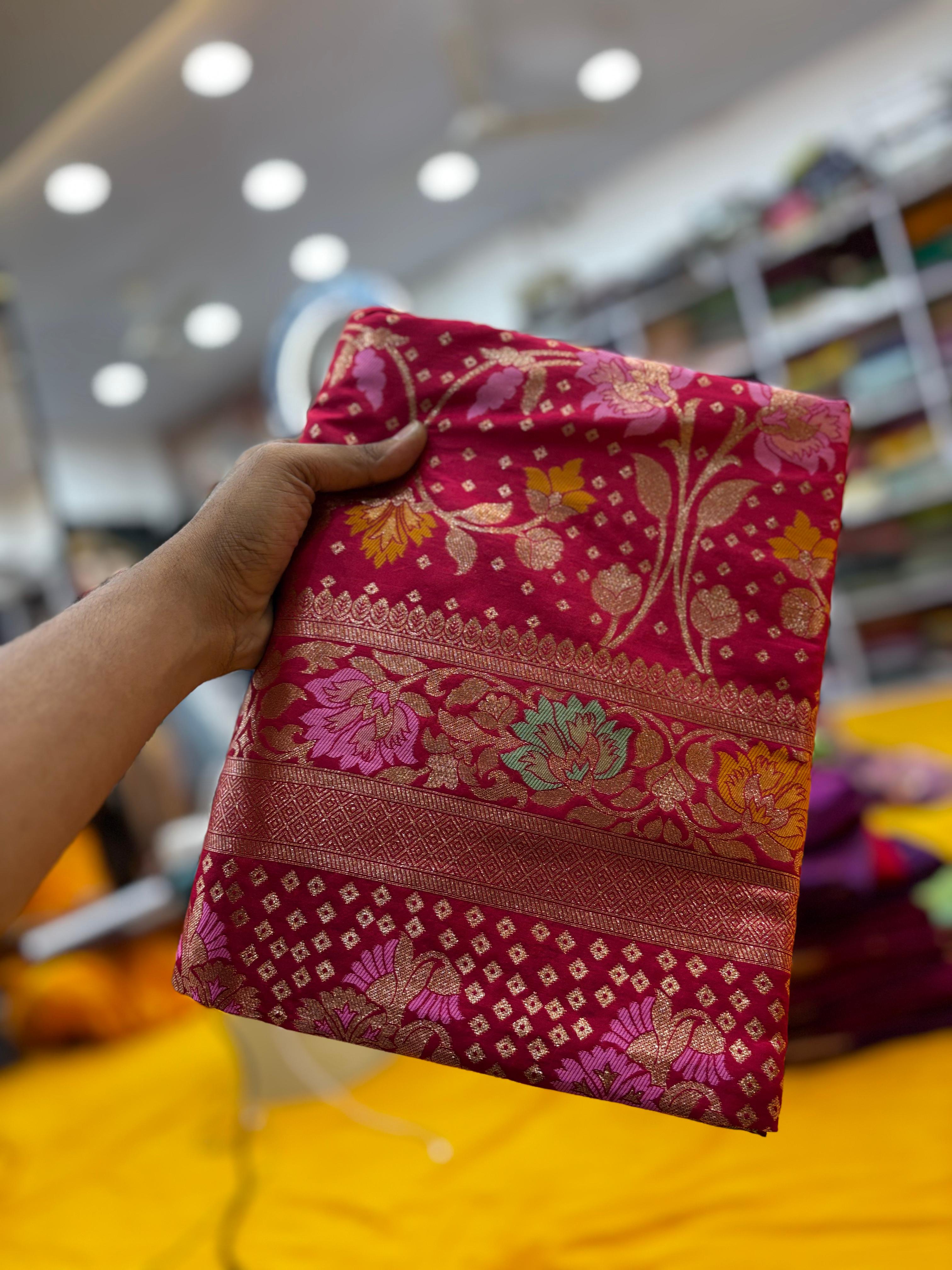 JAL DESIGN SAREE - BABY  PINK