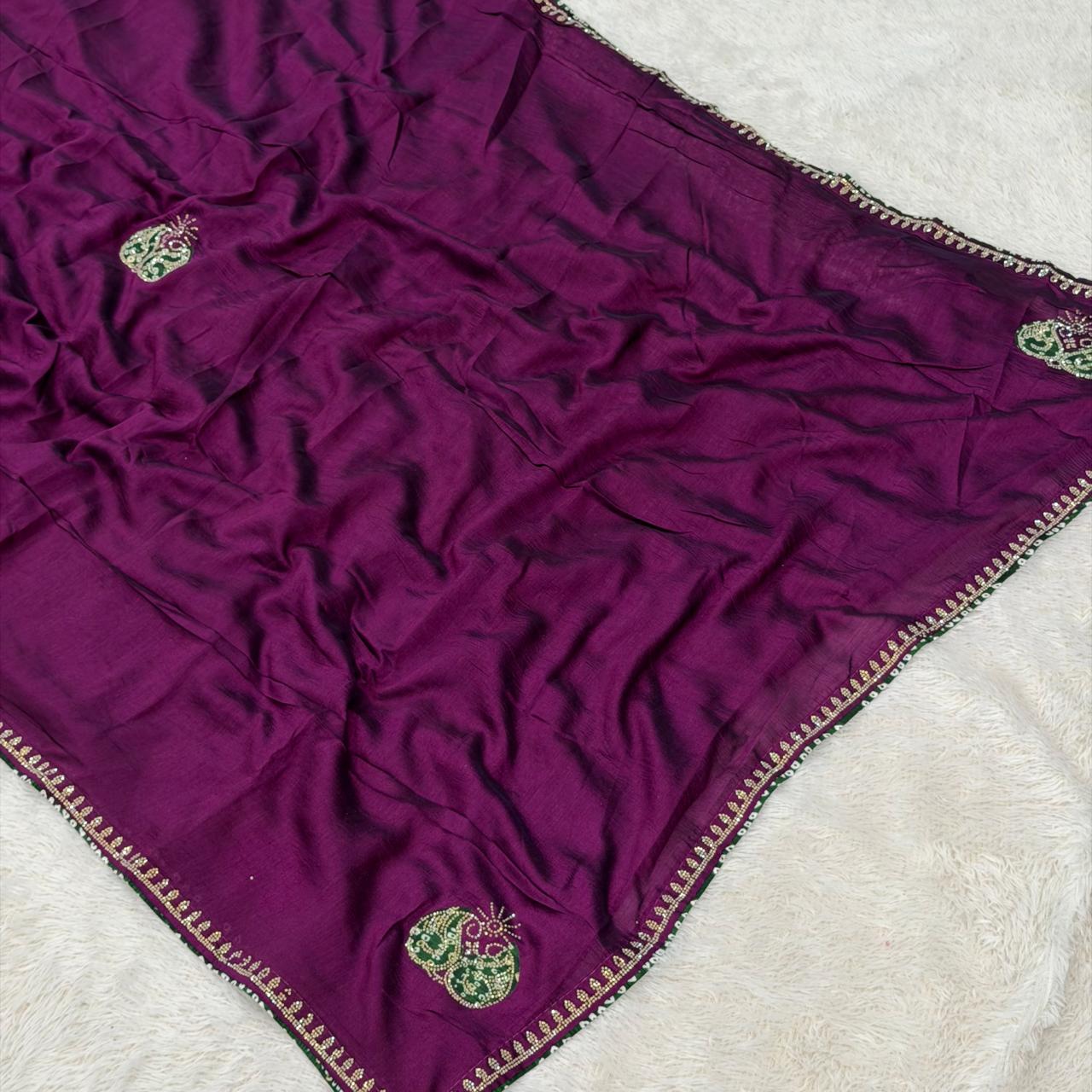 Vichitra Silk_WINE
