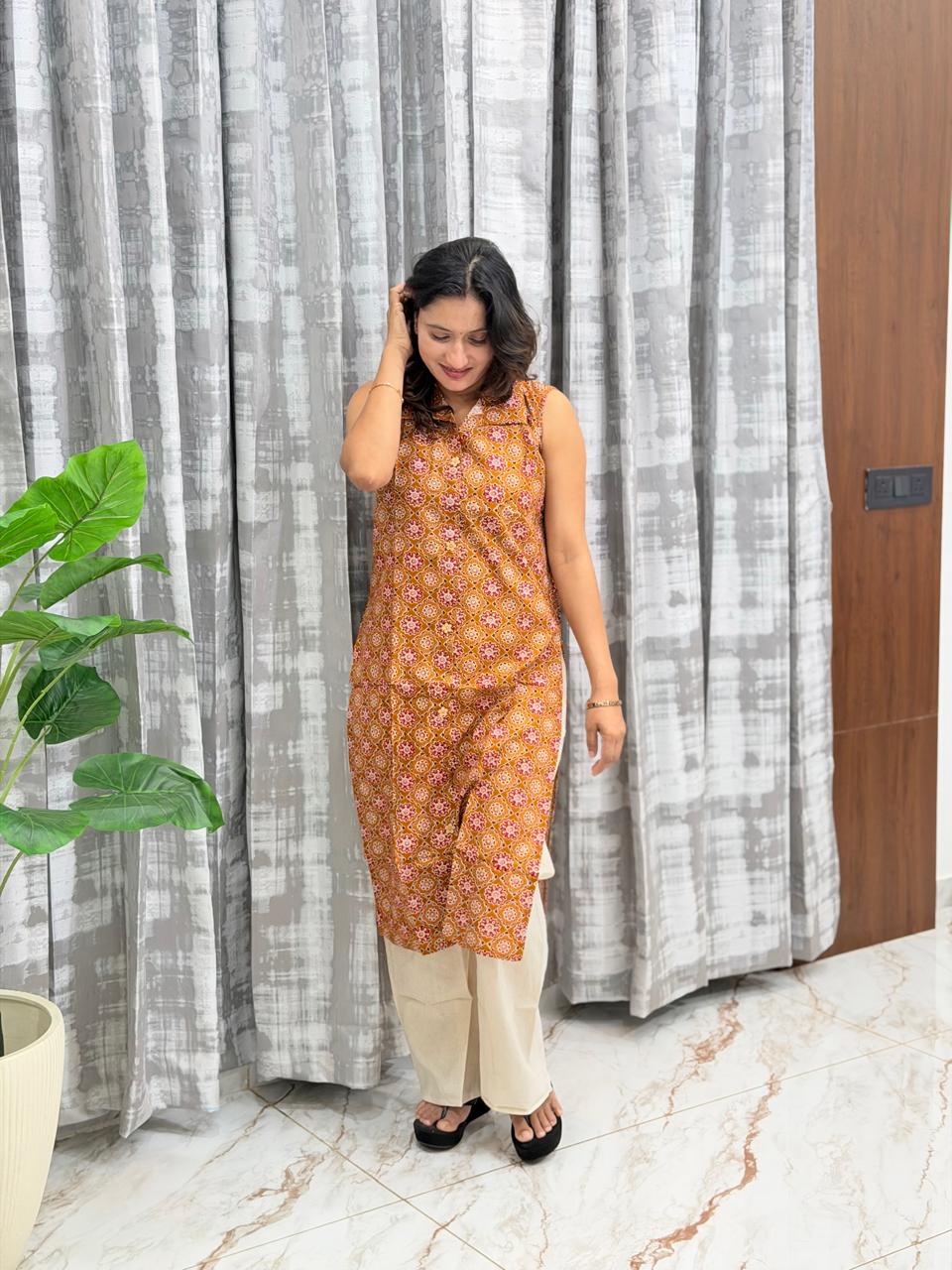 Khadi Cotton Co-ord Set