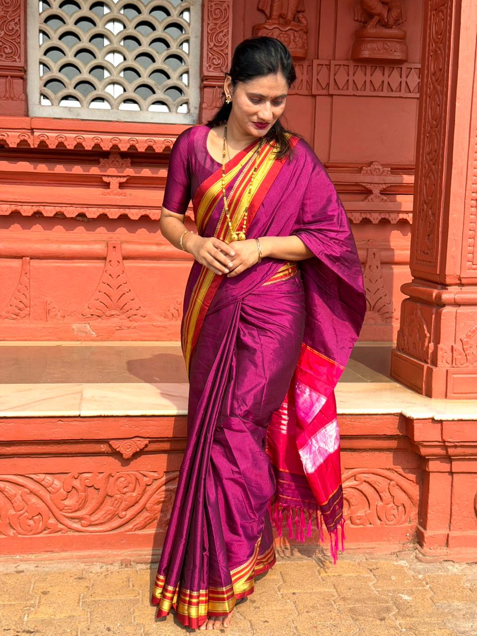 Silk irakal saree_ amsuli