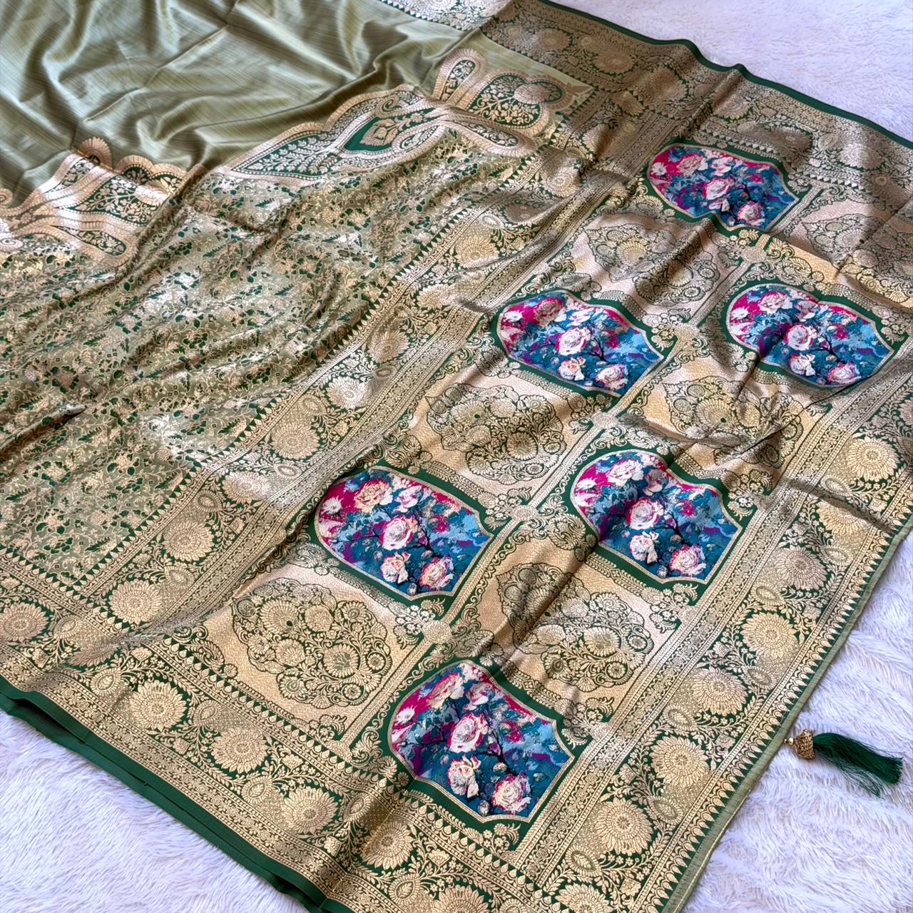 Mayuri  Saree - Green