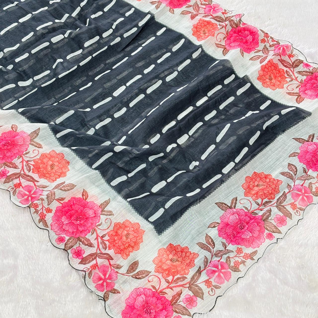 Namarata Beautiful Saree - Black