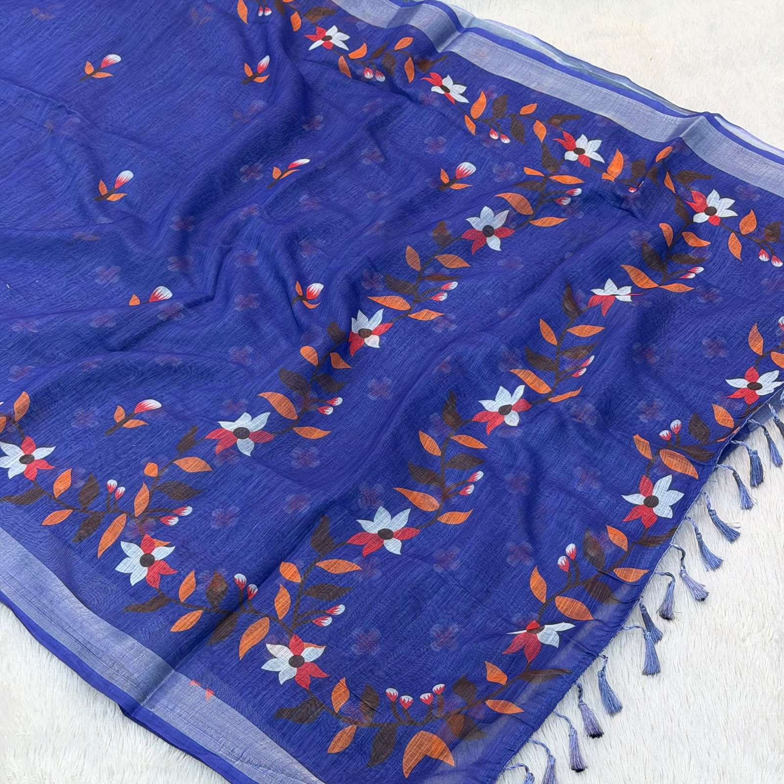 Anamika  Cotton Saree -  Purple