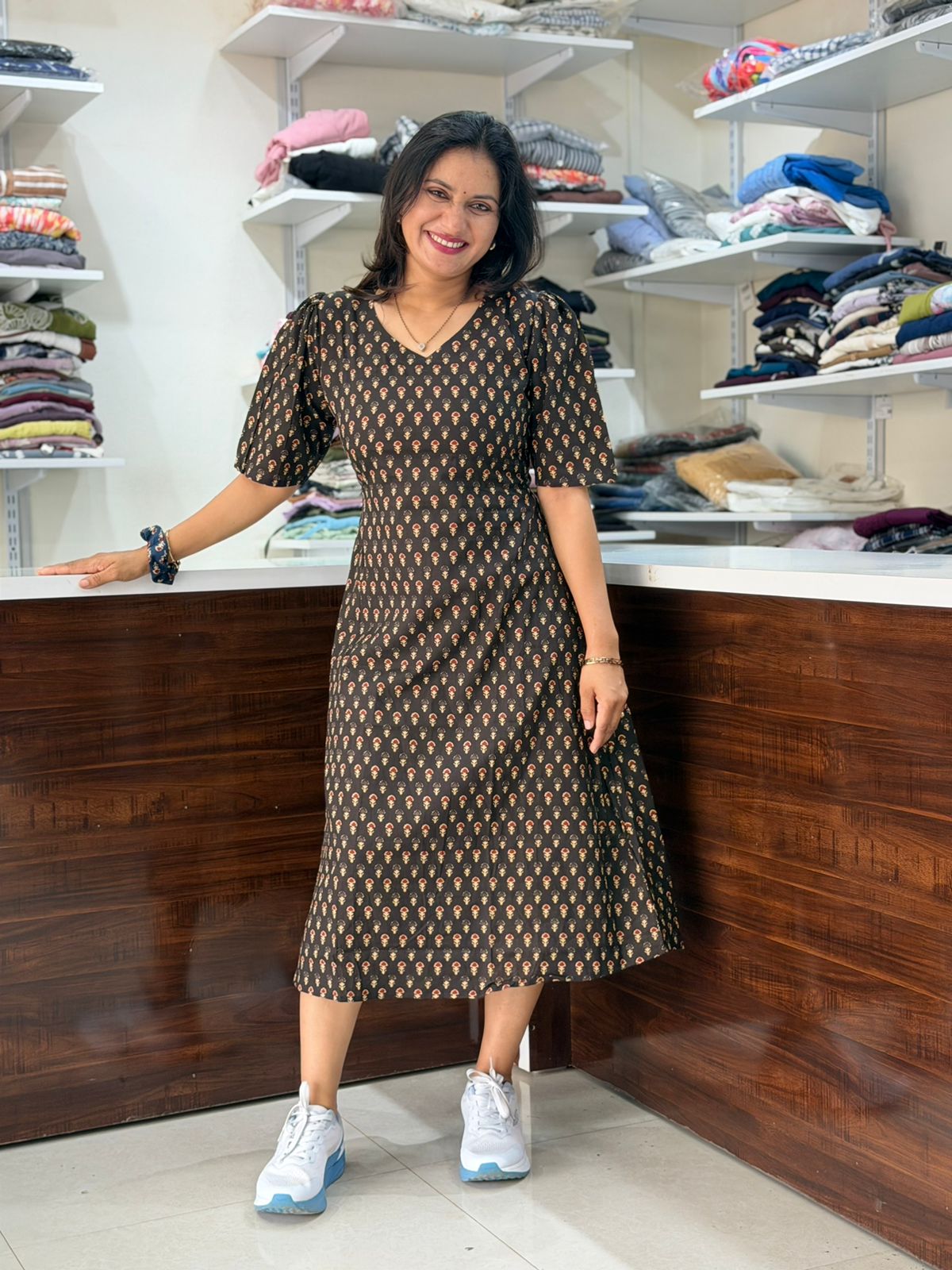 Midi Dress - Black