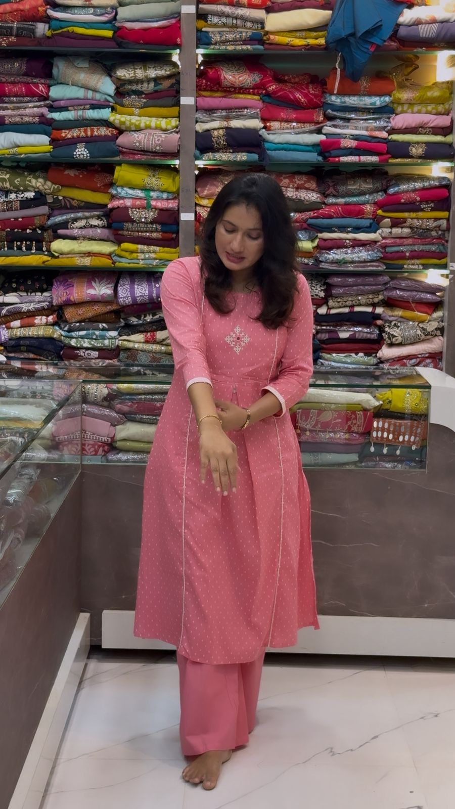 Anuradha Cord Set - Pink